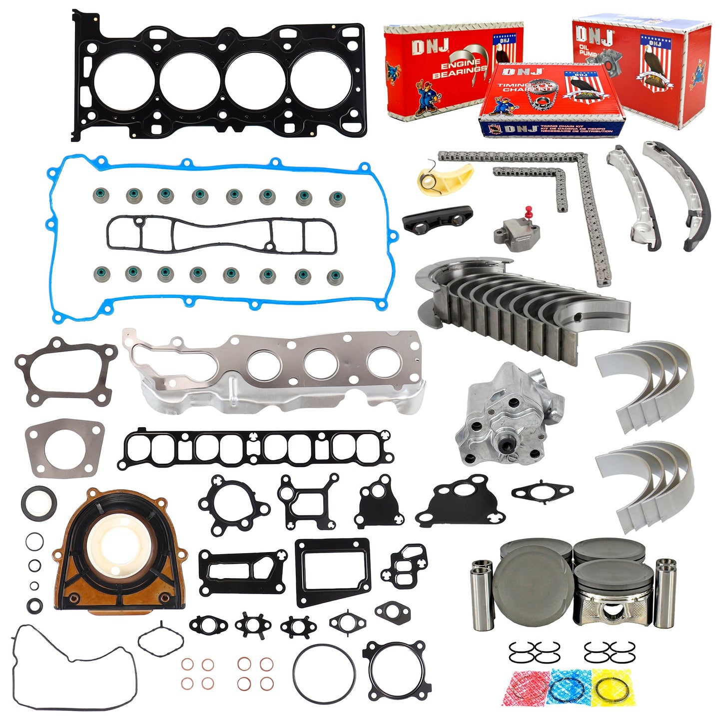 Master Engine Rebuild Kit 2006-2009 Mazda 2.3L