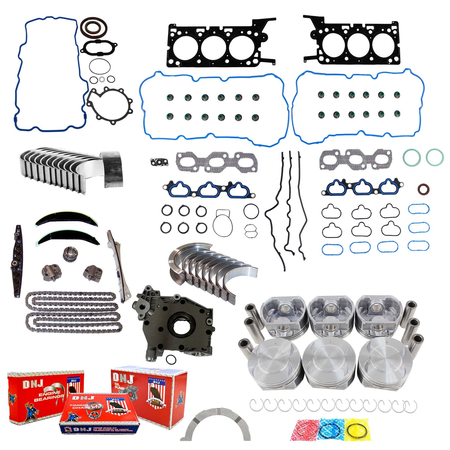 Master Engine Rebuild Kit 2004-2008 Mazda 3.0L V6
