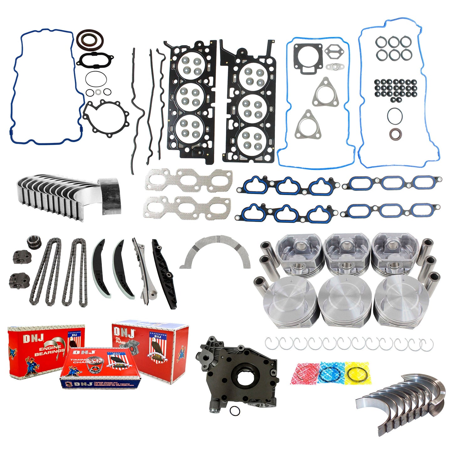 Master Engine Rebuild Kit 2004-2006 Mazda 3.0L