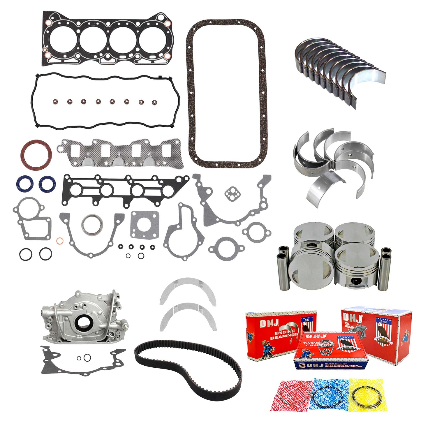 Master Engine Rebuild Kit 1995-1997 Geo,Suzuki 1.3L