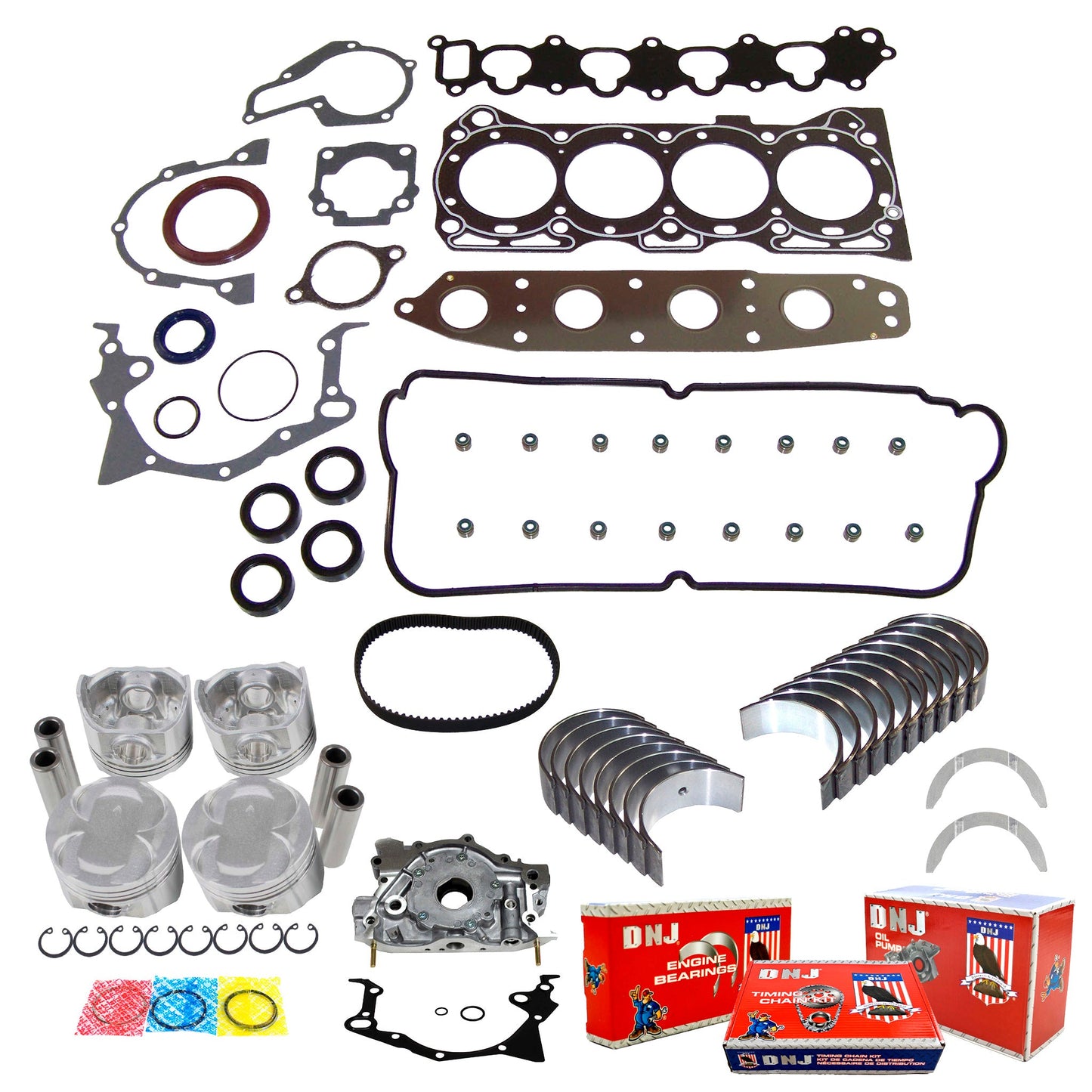 Master Engine Rebuild Kit 1998-2001 Suzuki 1.3L