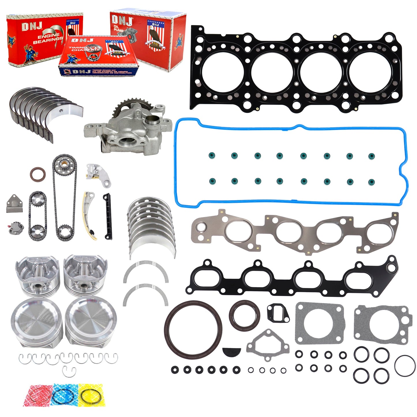 Master Engine Rebuild Kit 1996-2003 Chevrolet,Suzuki 1.8L-2.0L