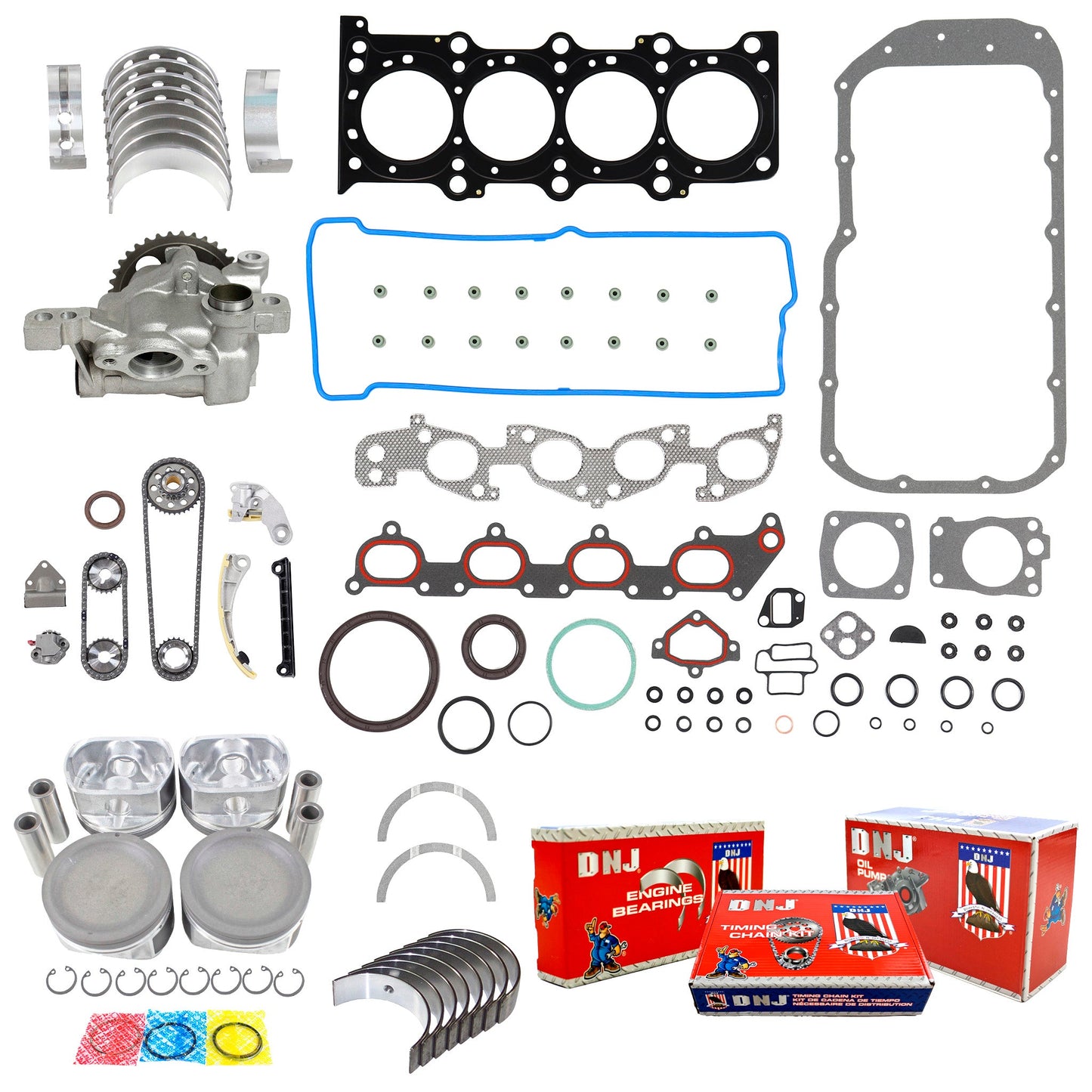 Master Engine Rebuild Kit 2004-2007 Suzuki 2.3L
