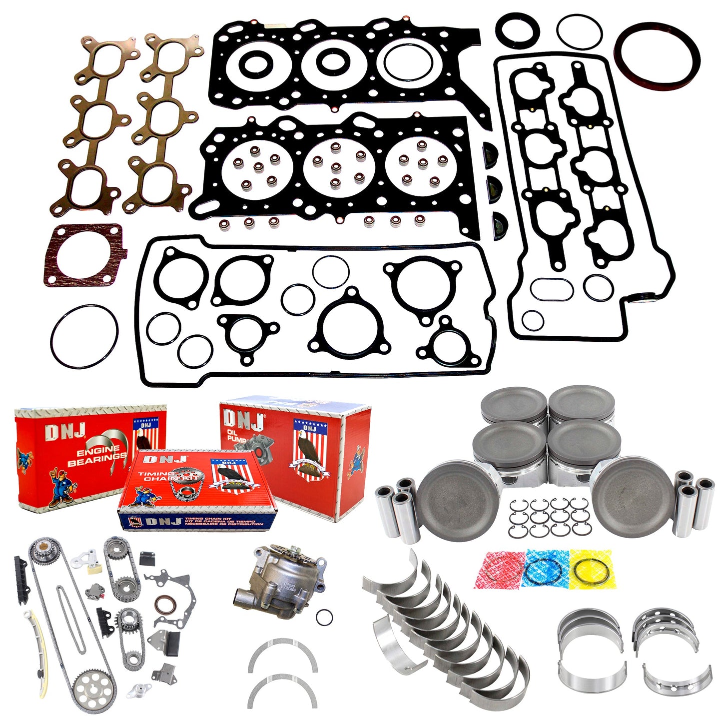 Master Engine Rebuild Kit 2001-2006 Suzuki 2.7L