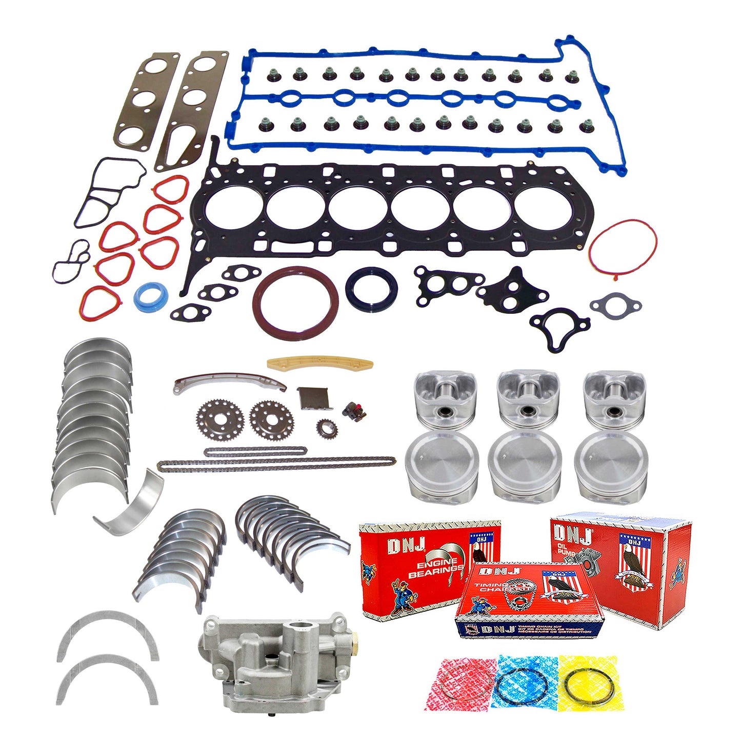 Master Engine Rebuild Kit 2004-2006 Suzuki 2.5L