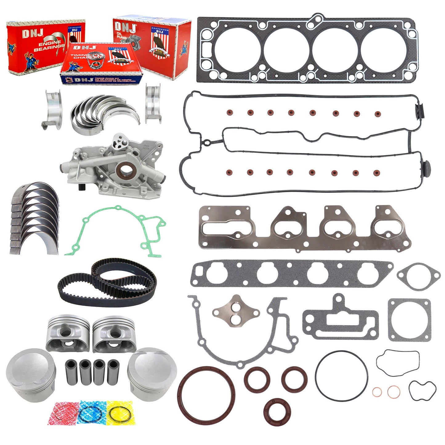 Master Engine Rebuild Kit 2004-2005 Suzuki 2.0L