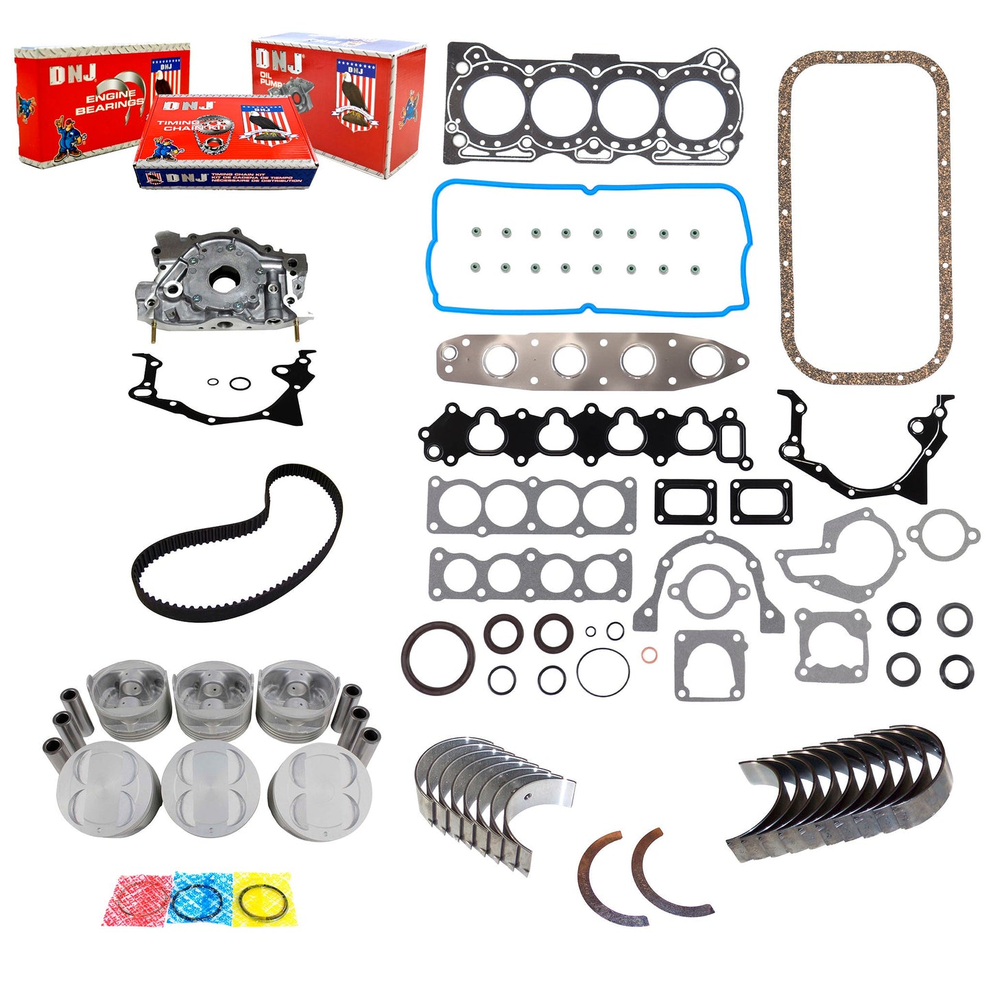 Master Engine Rebuild Kit 1996-2001 Chevrolet,Geo,Suzuki 1.6L