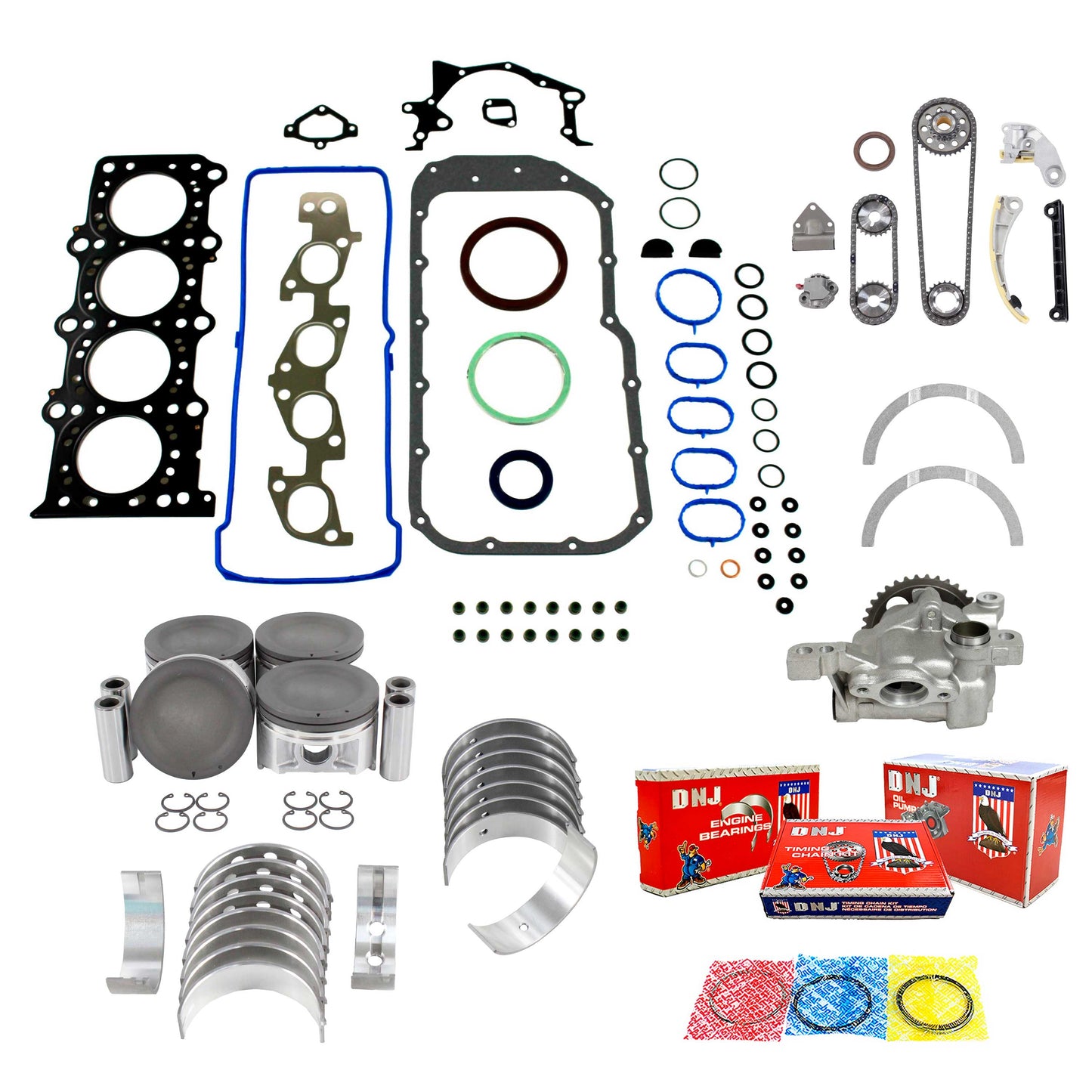 Master Engine Rebuild Kit 2007-2009 Suzuki 2.0L