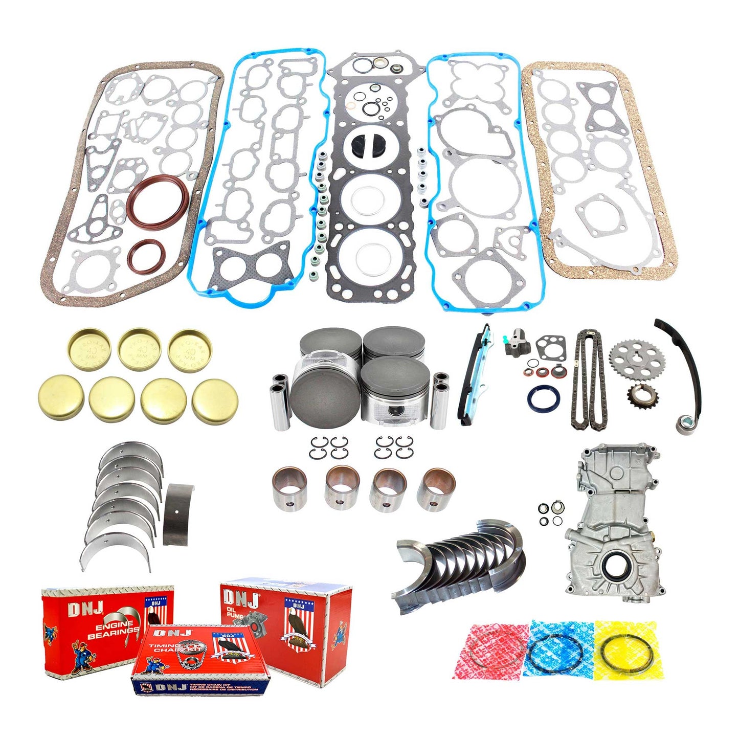 Master Engine Rebuild Kit 1990-1992 Nissan 2.4L