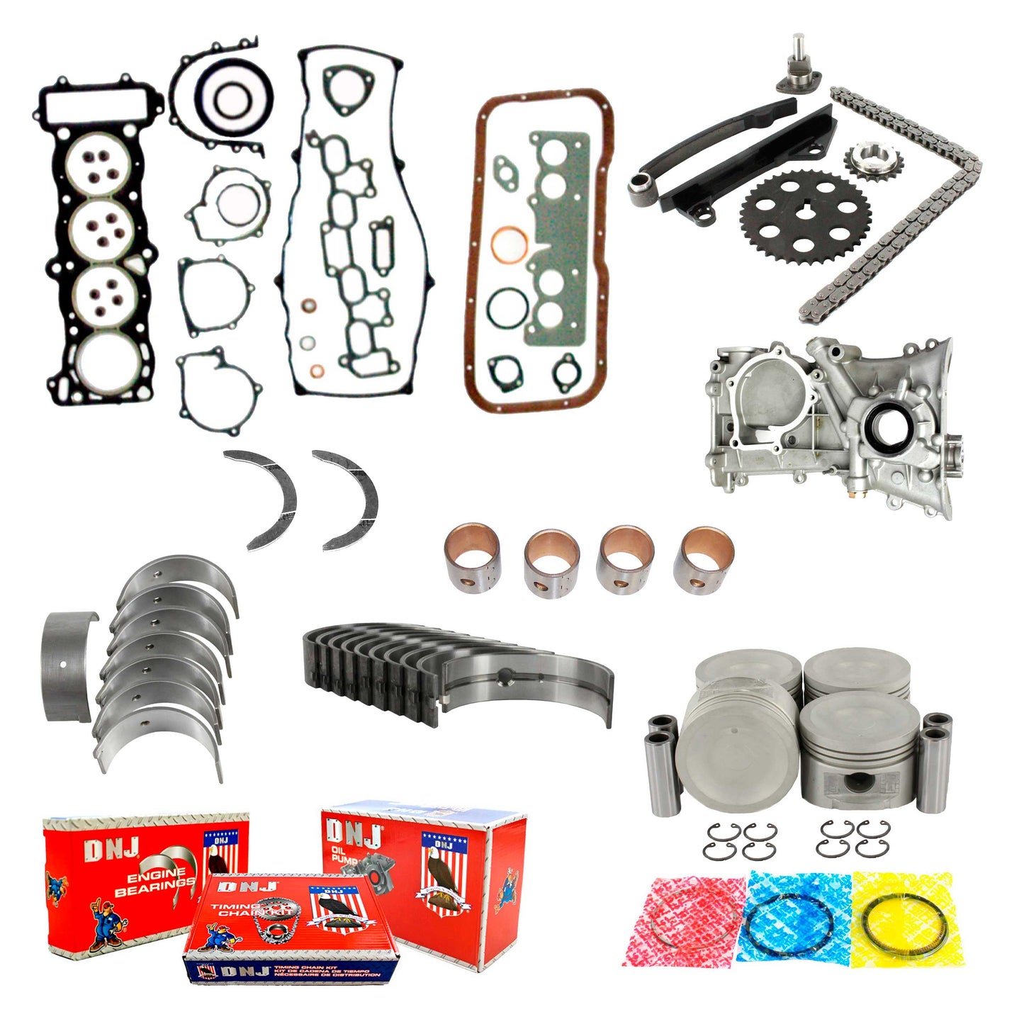 Master Engine Rebuild Kit 1989-1990 Nissan 1.6L