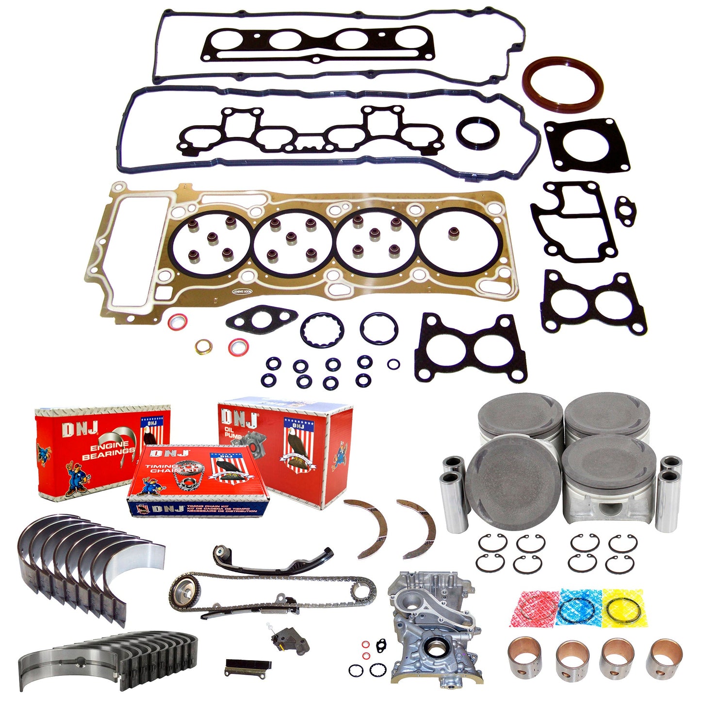 Master Engine Rebuild Kit 2000-2006 Nissan 1.8L L4
