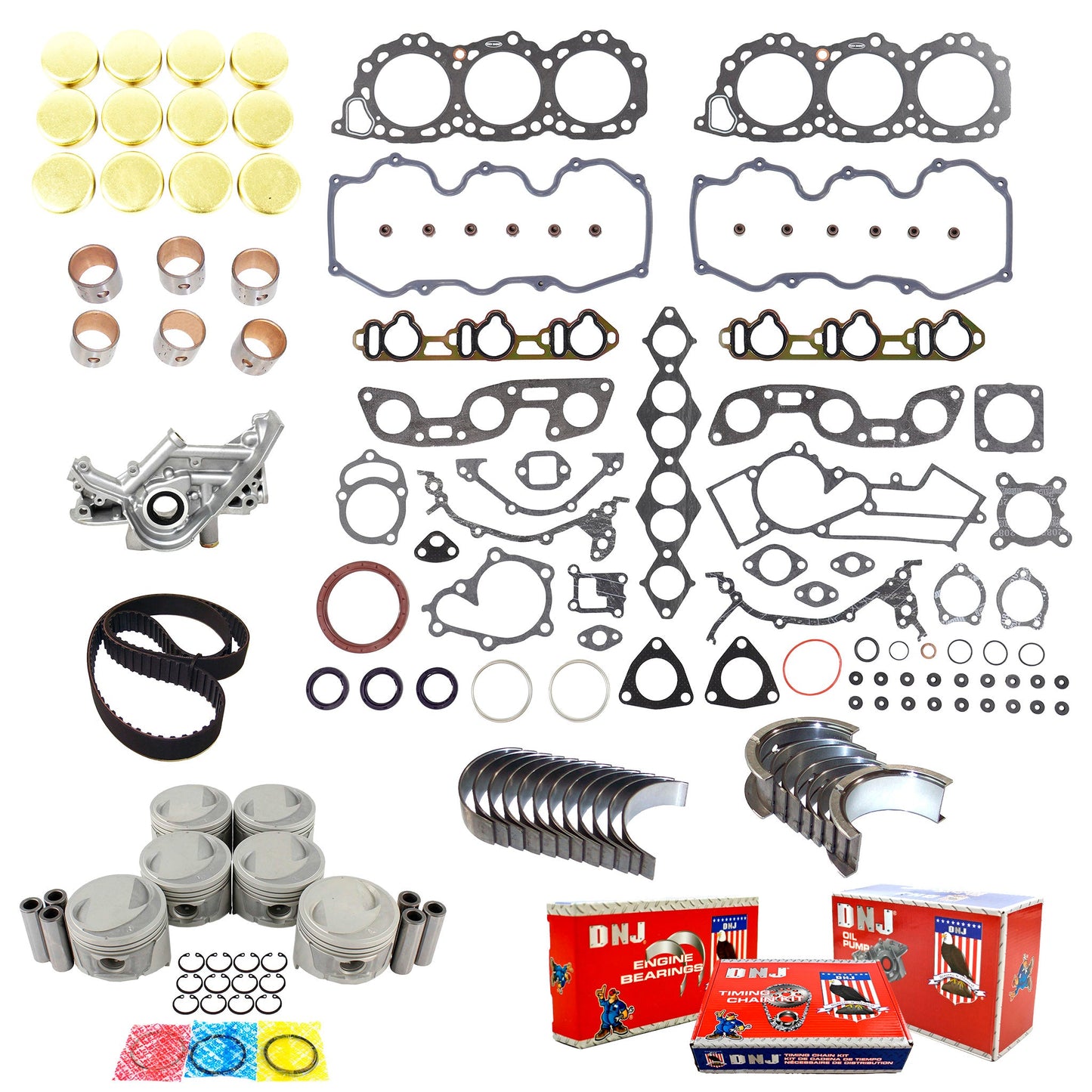 Master Engine Rebuild Kit 1993-1994 Mercury 3.0L