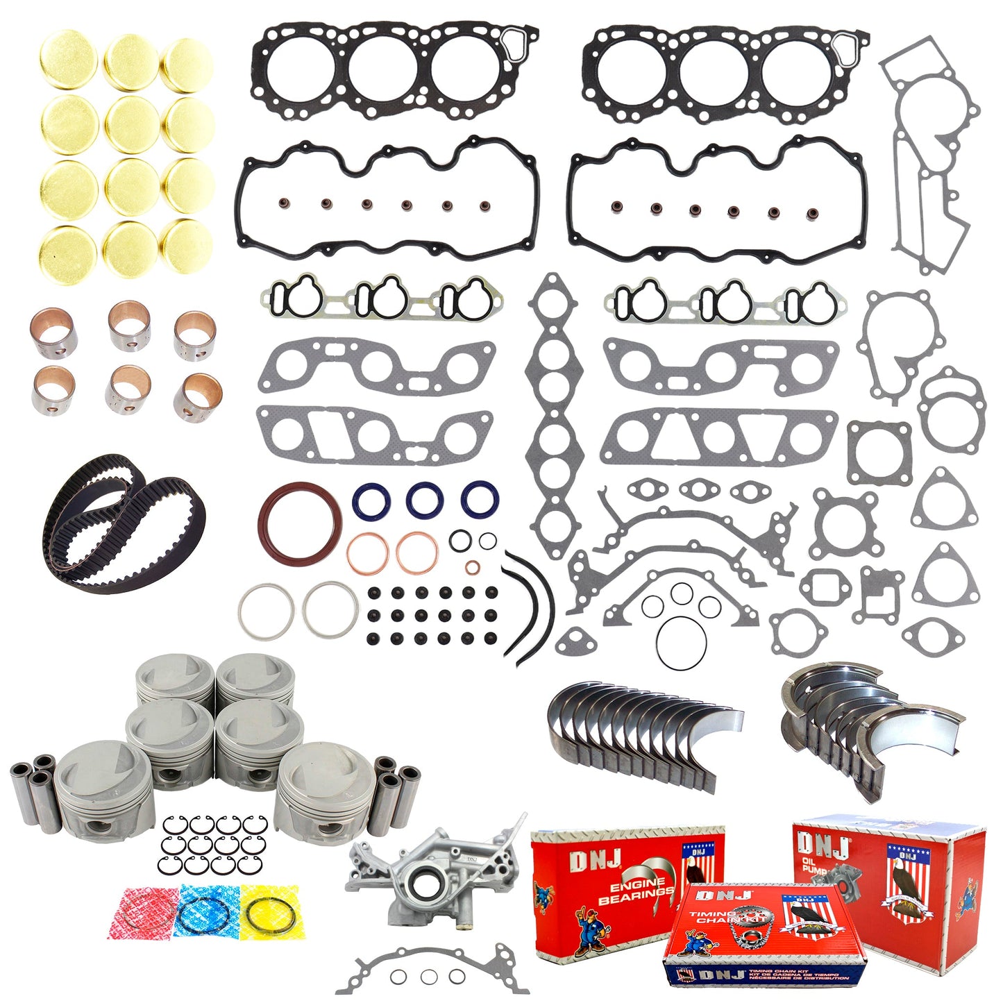 Master Engine Rebuild Kit 1996-1998 Mercury,Nissan 3.0L