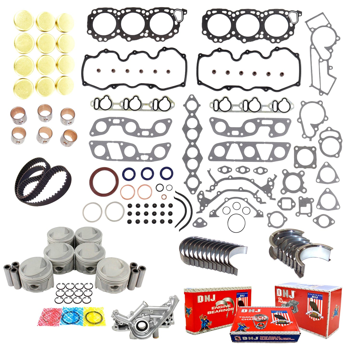 Master Engine Rebuild Kit 1995 Mercury,Nissan 3.0L