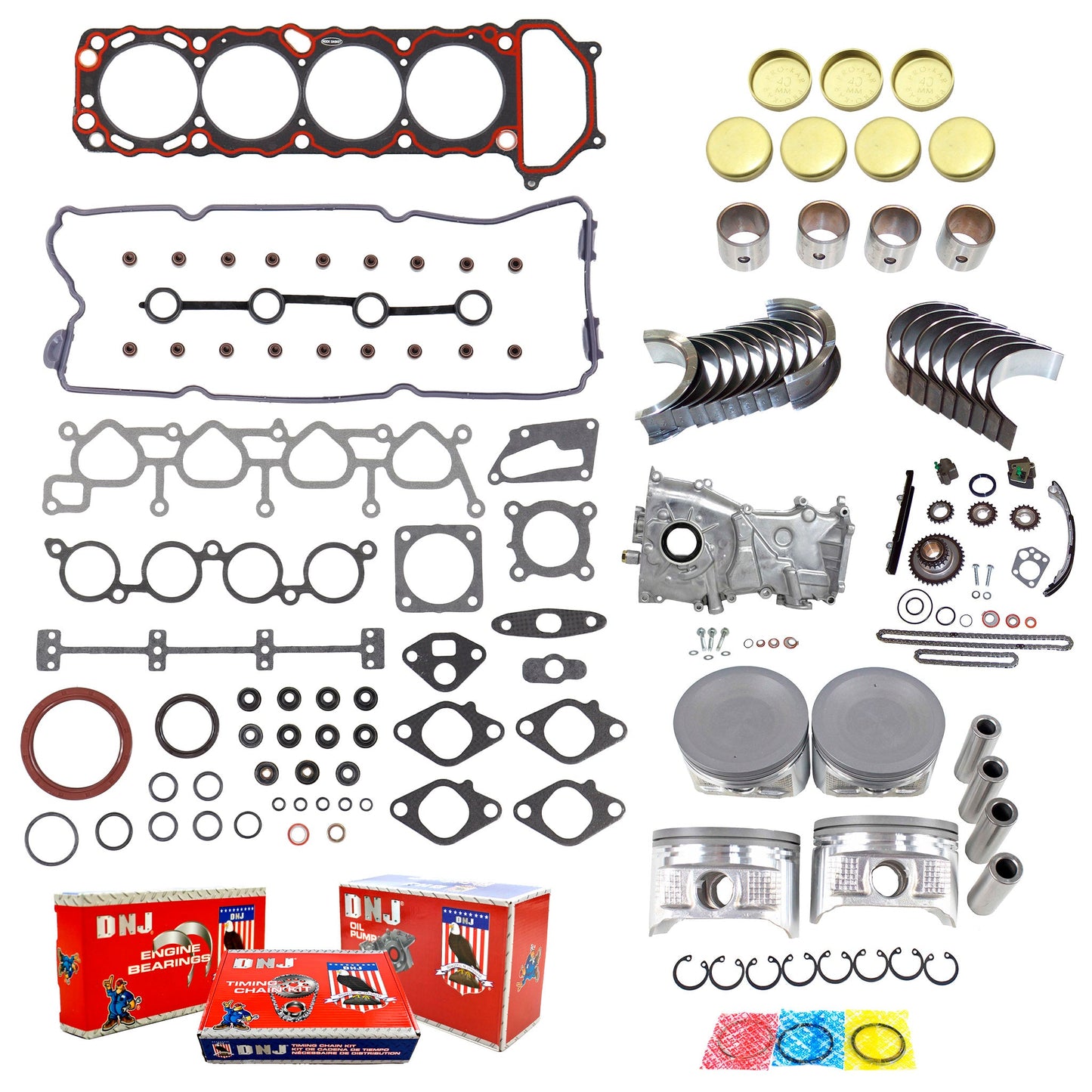 Master Engine Rebuild Kit 1998-2001 Nissan Altima 2.4L