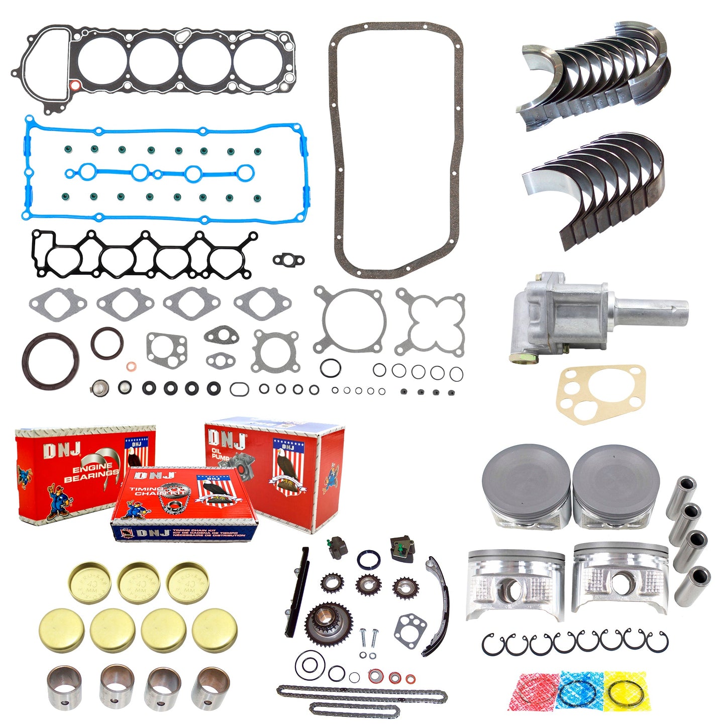 Master Engine Rebuild Kit 1998-2004 Nissan 2.4L