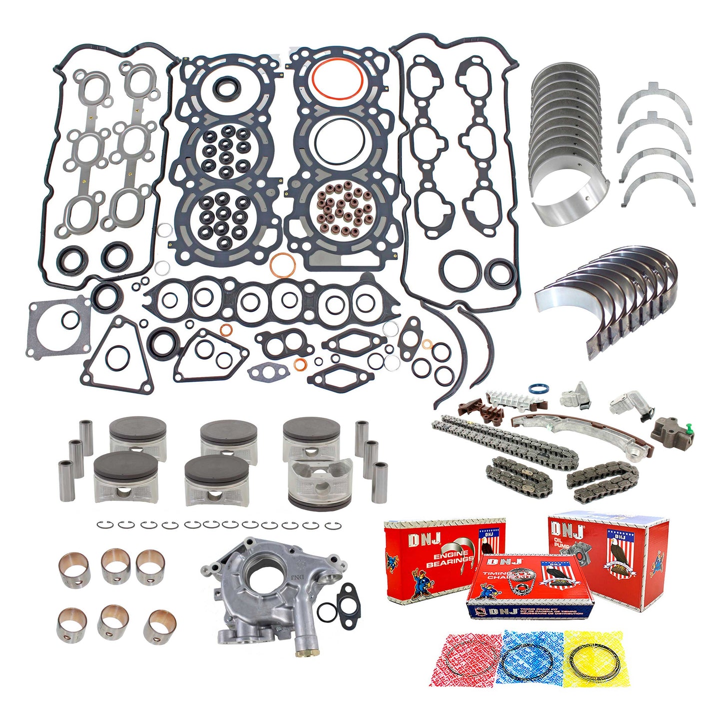 Master Engine Rebuild Kit 1995-1999 INFINITI,Nissan 3.0L