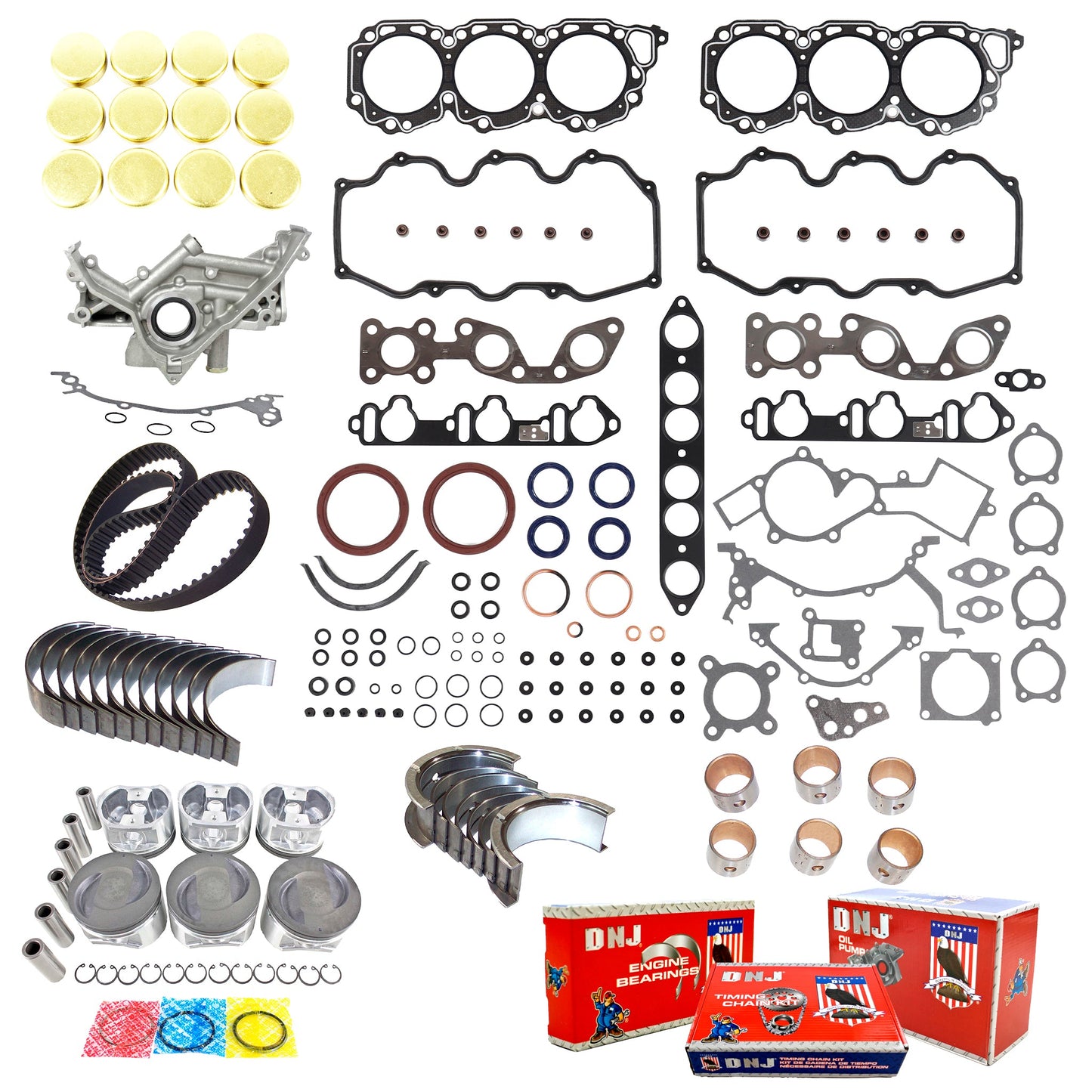 Master Engine Rebuild Kit 1996-2000 INFINITI,Nissan 3.3L