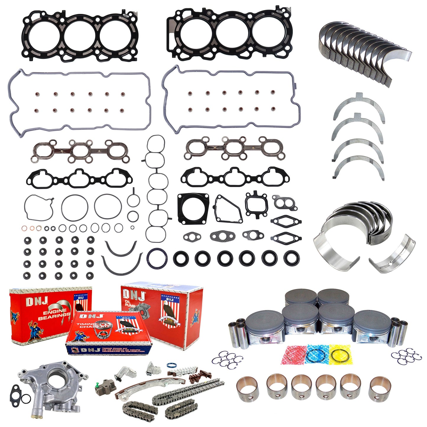 Master Engine Rebuild Kit 2000-2001 INFINITI,Nissan 3.0L