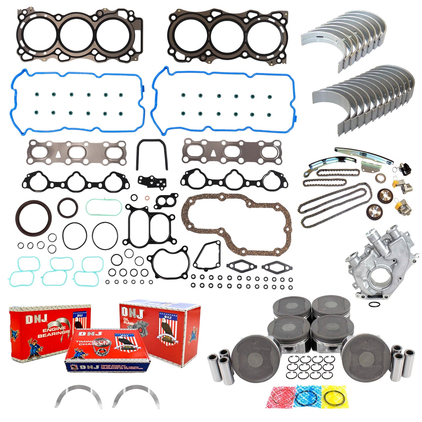 Master Engine Rebuild Kit 2005-2021 Nissan & Suzuki 4.0L V6