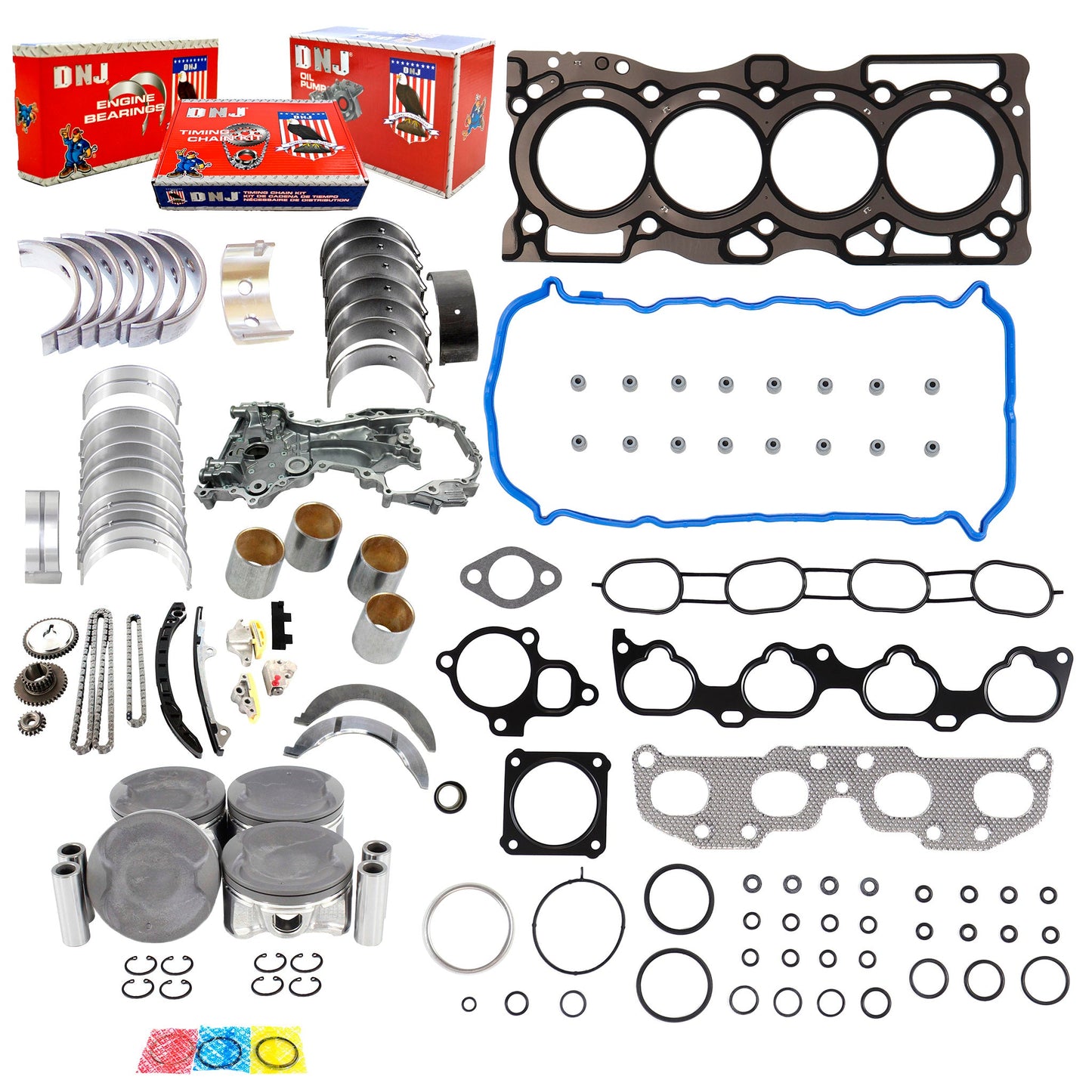 Master Engine Rebuild Kit 2008-2012 Nissan 2.5L