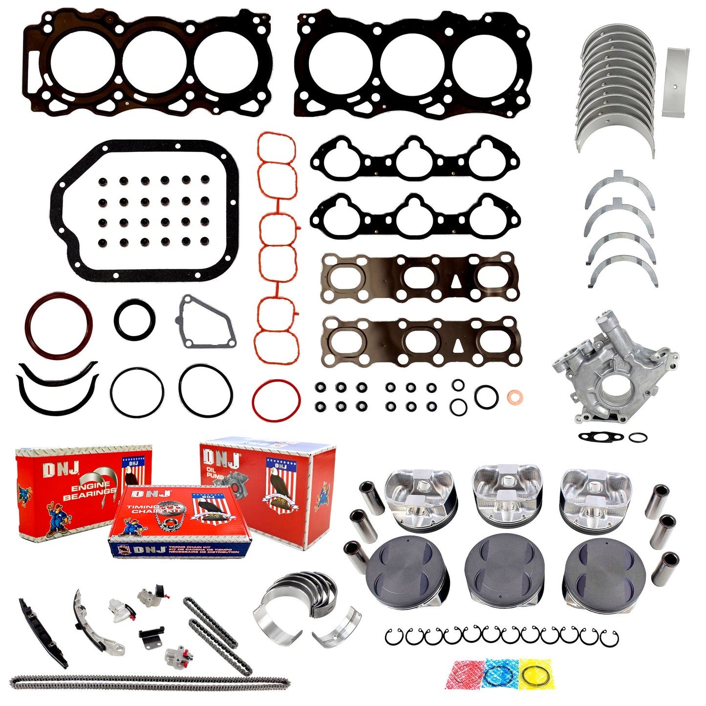 Master Engine Rebuild Kit 2009-2014 Nissan 3.5L