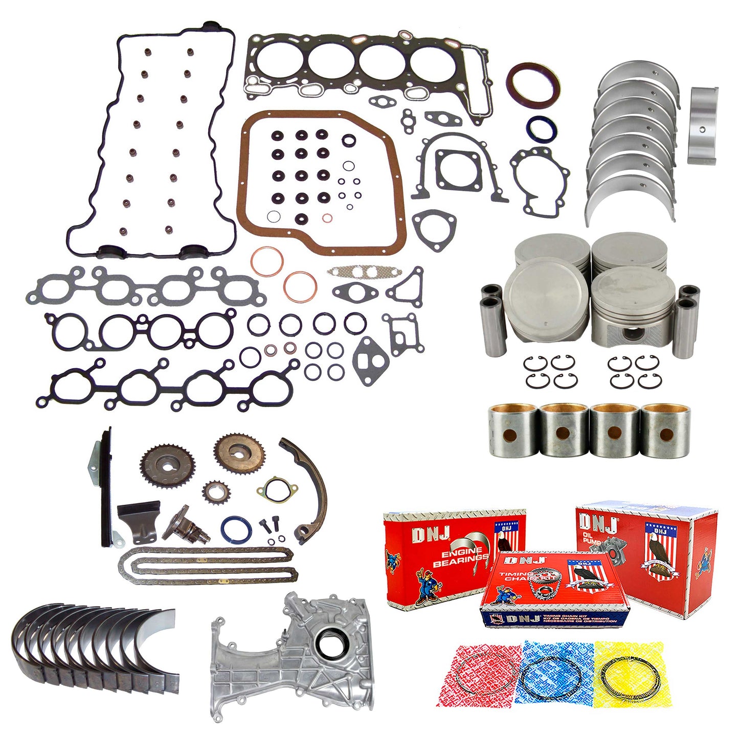 Master Engine Rebuild Kit 1991-1993 INFINITI,Nissan 2.0L