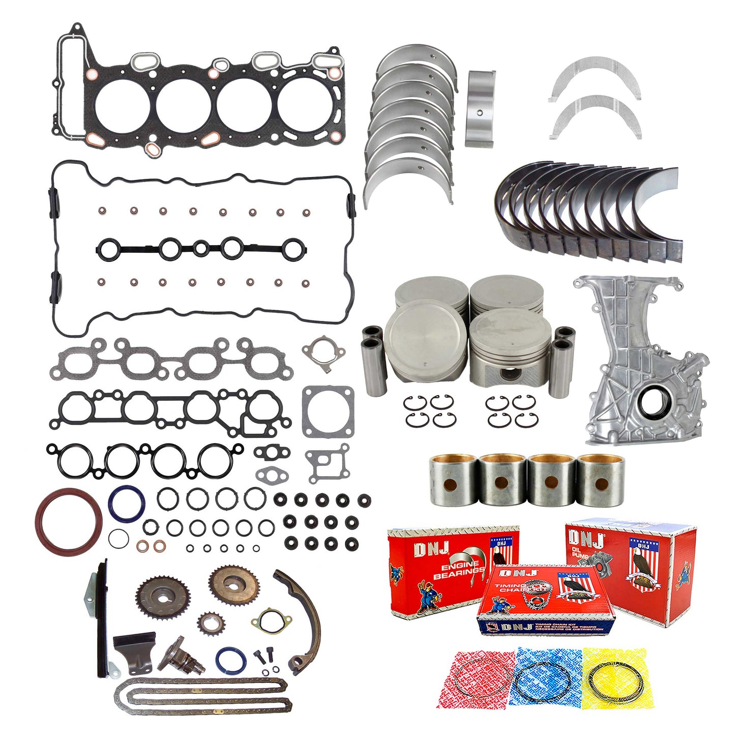 Master Engine Rebuild Kit 1994-1999 INFINITI,Nissan 2.0L