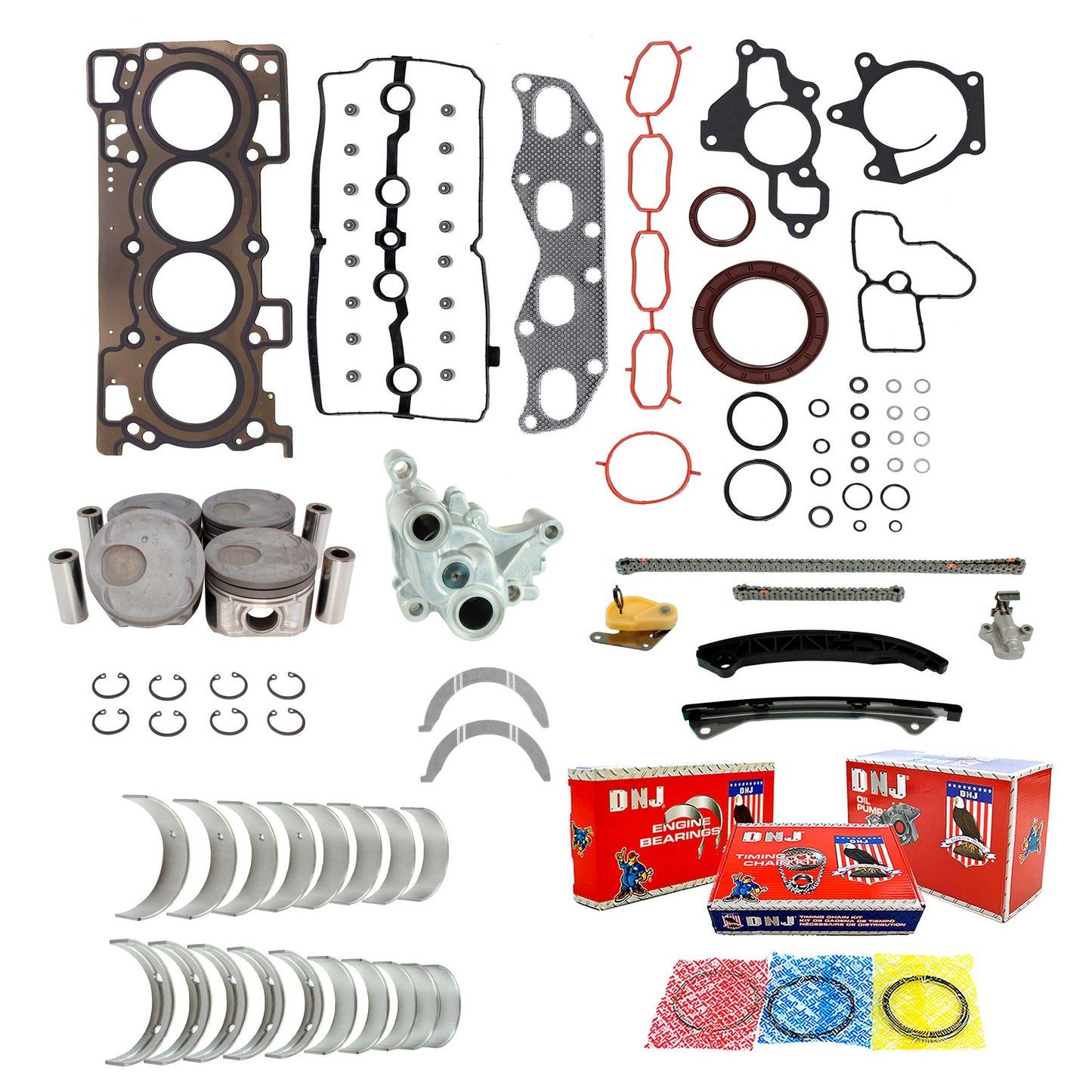 Master Engine Rebuild Kit 2013-2014 Nissan 1.6L