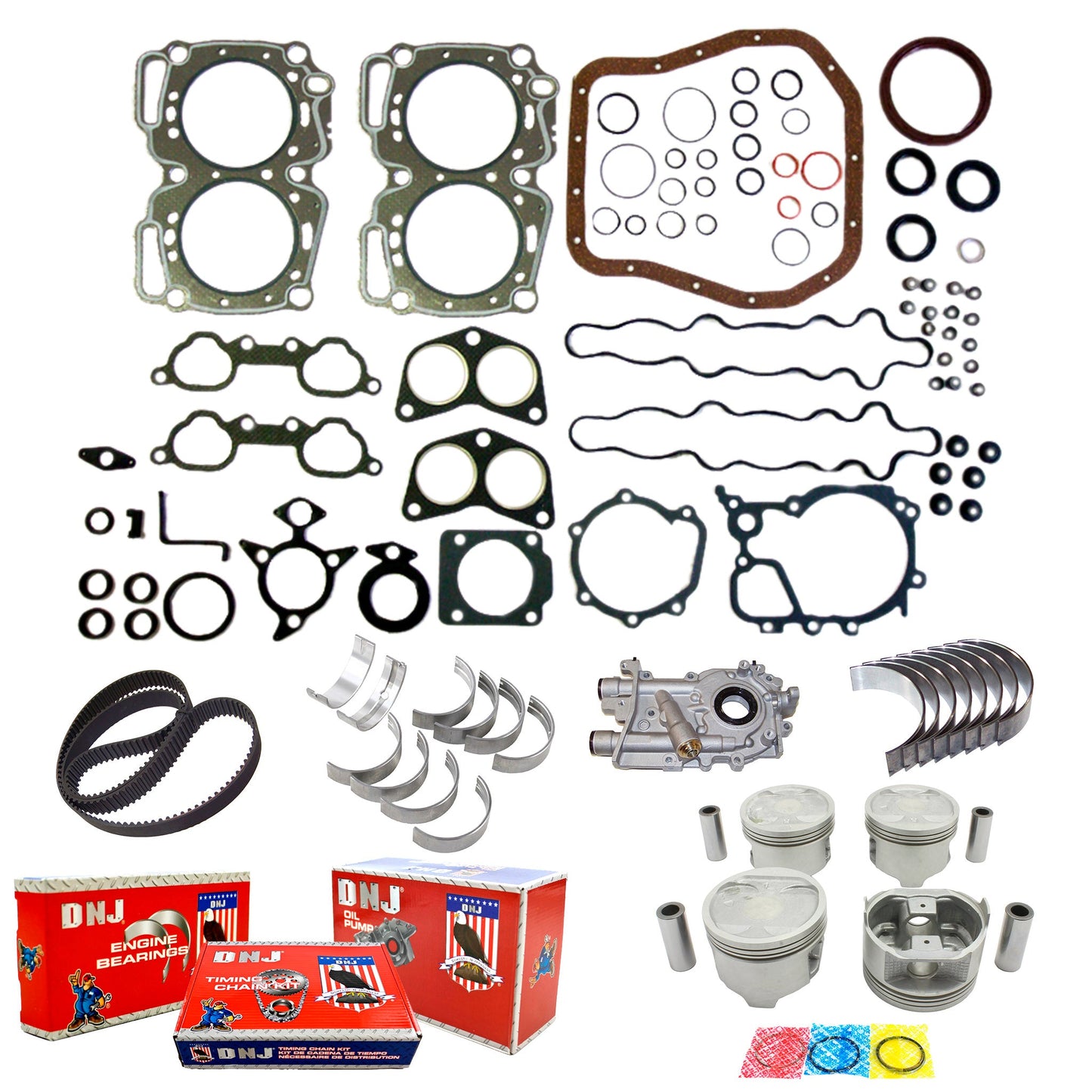 Master Engine Rebuild Kit 1990-1996 Subaru 2.2L