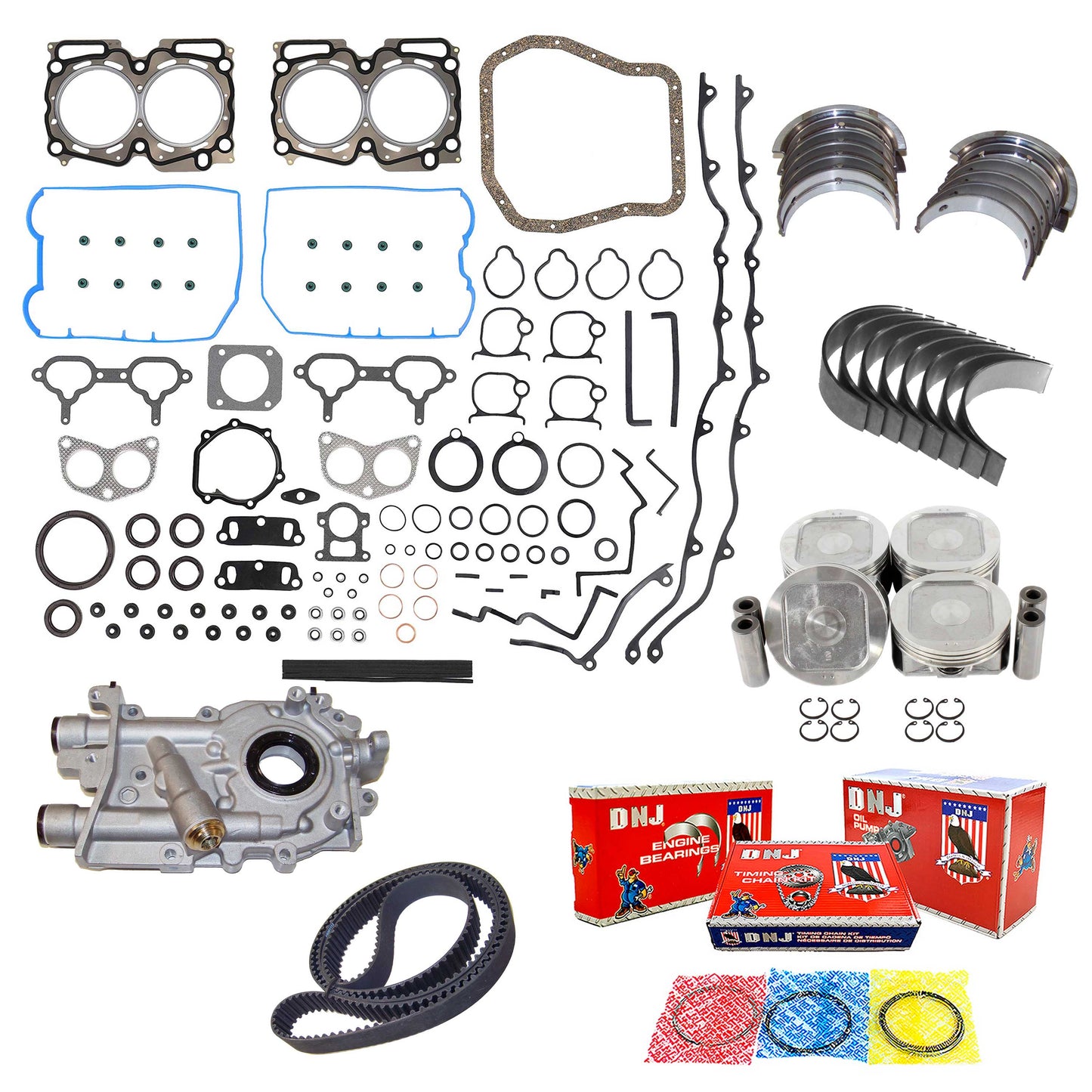 Master Engine Rebuild Kit 1997-1999 Subaru 2.5L H4