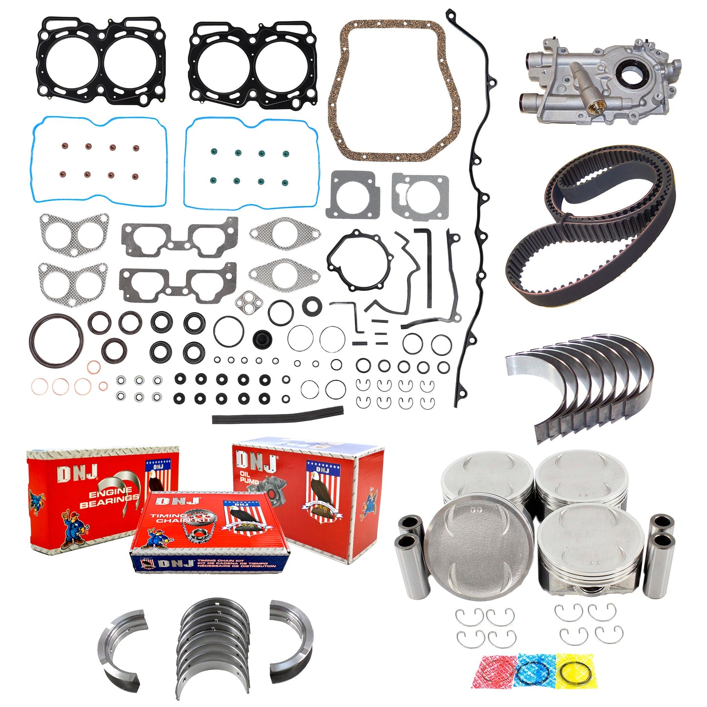 Master Engine Rebuild Kit 1999-2005 Subaru 2.5L