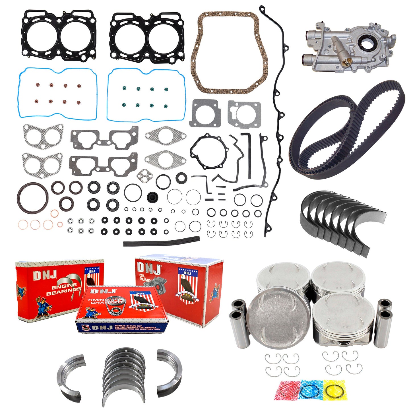 Master Engine Rebuild Kit 2000-2006 Subaru 2.5L