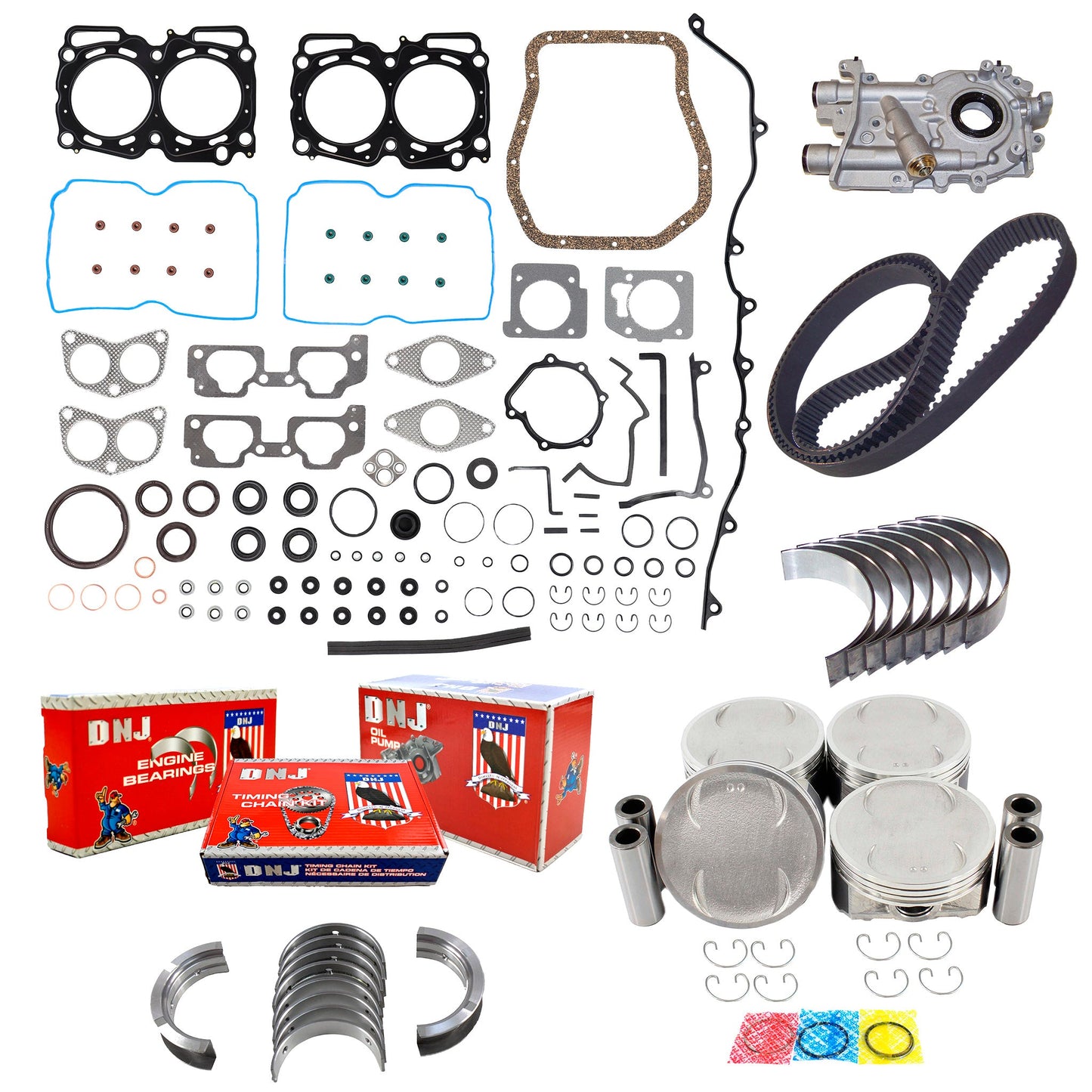 Master Engine Rebuild Kit 2000-2006 Subaru 2.5L