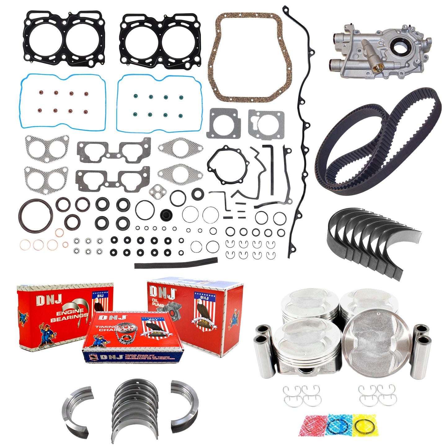 Master Engine Rebuild Kit 2006-2009 Subaru 2.5L