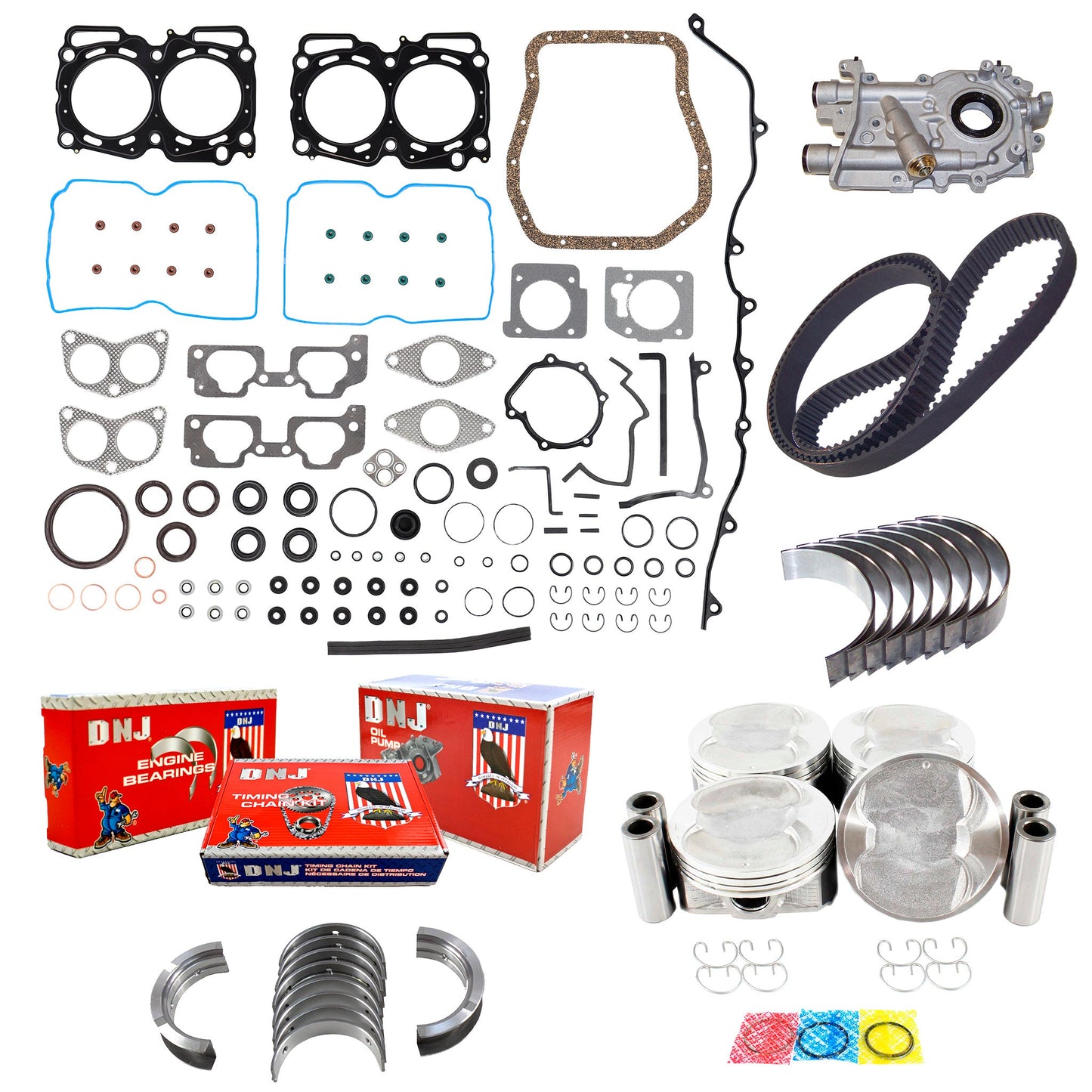 Master Engine Rebuild Kit 2006-2009 Subaru 2.5L