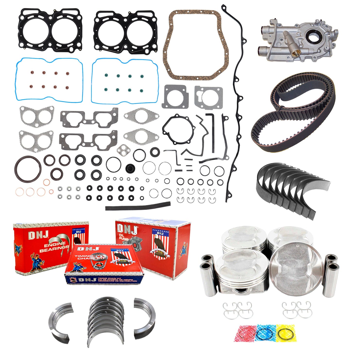 Master Engine Rebuild Kit 2006-2011 Subaru 2.5L H4