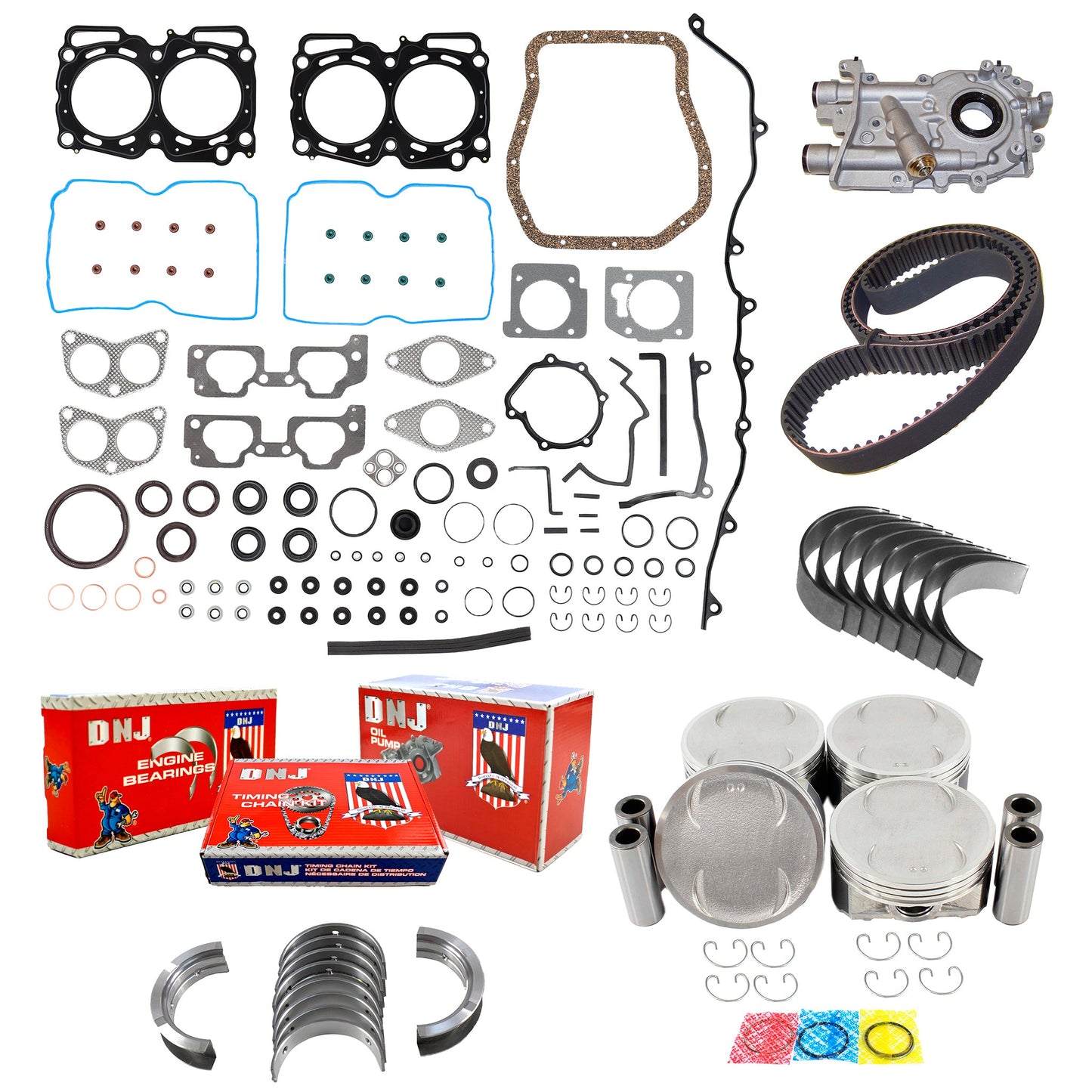 Master Engine Rebuild Kit 1999-2005 Subaru 2.5L