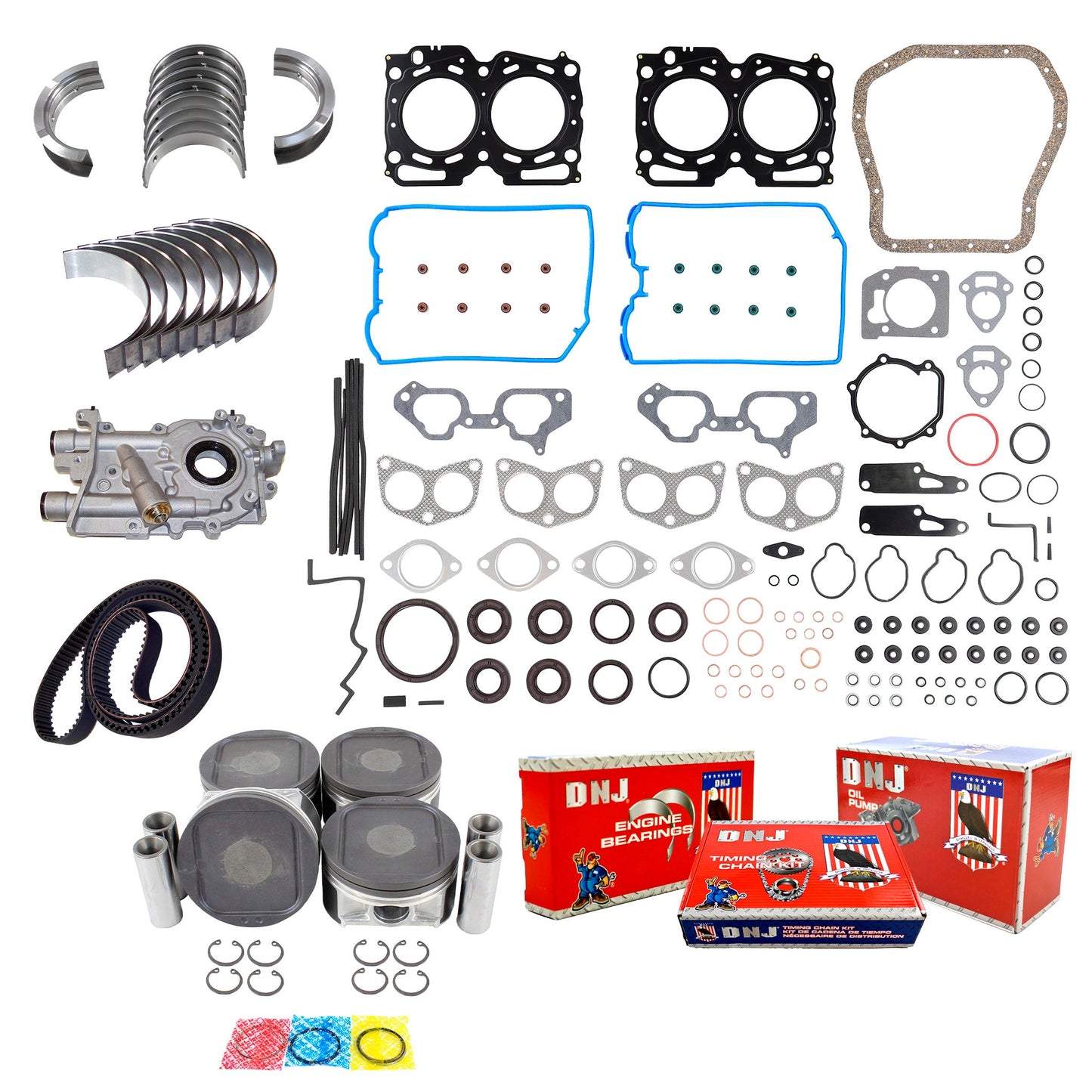 Master Engine Rebuild Kit 2002-2005 Saab,Subaru 2.0L
