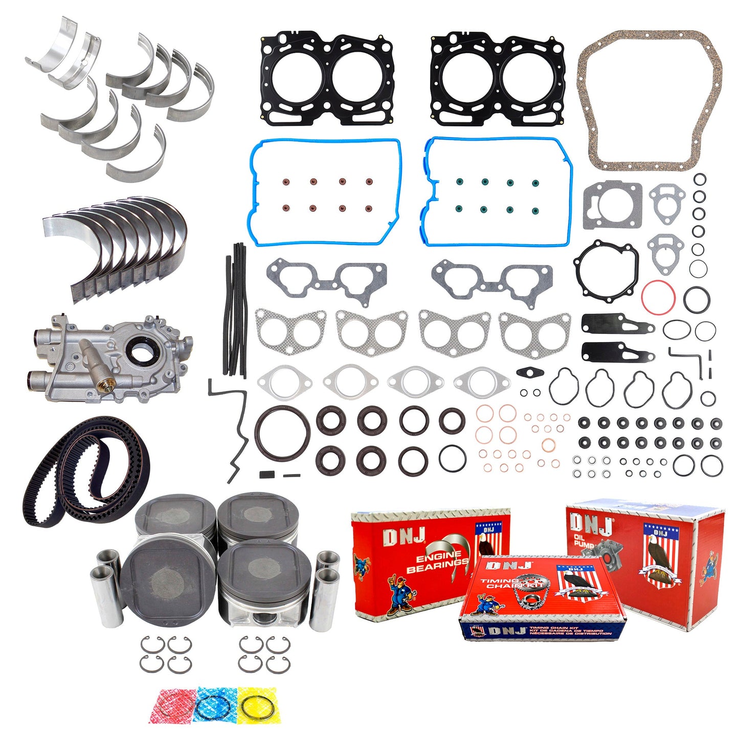 Master Engine Rebuild Kit 2002-2005 Saab,Subaru 2.0L