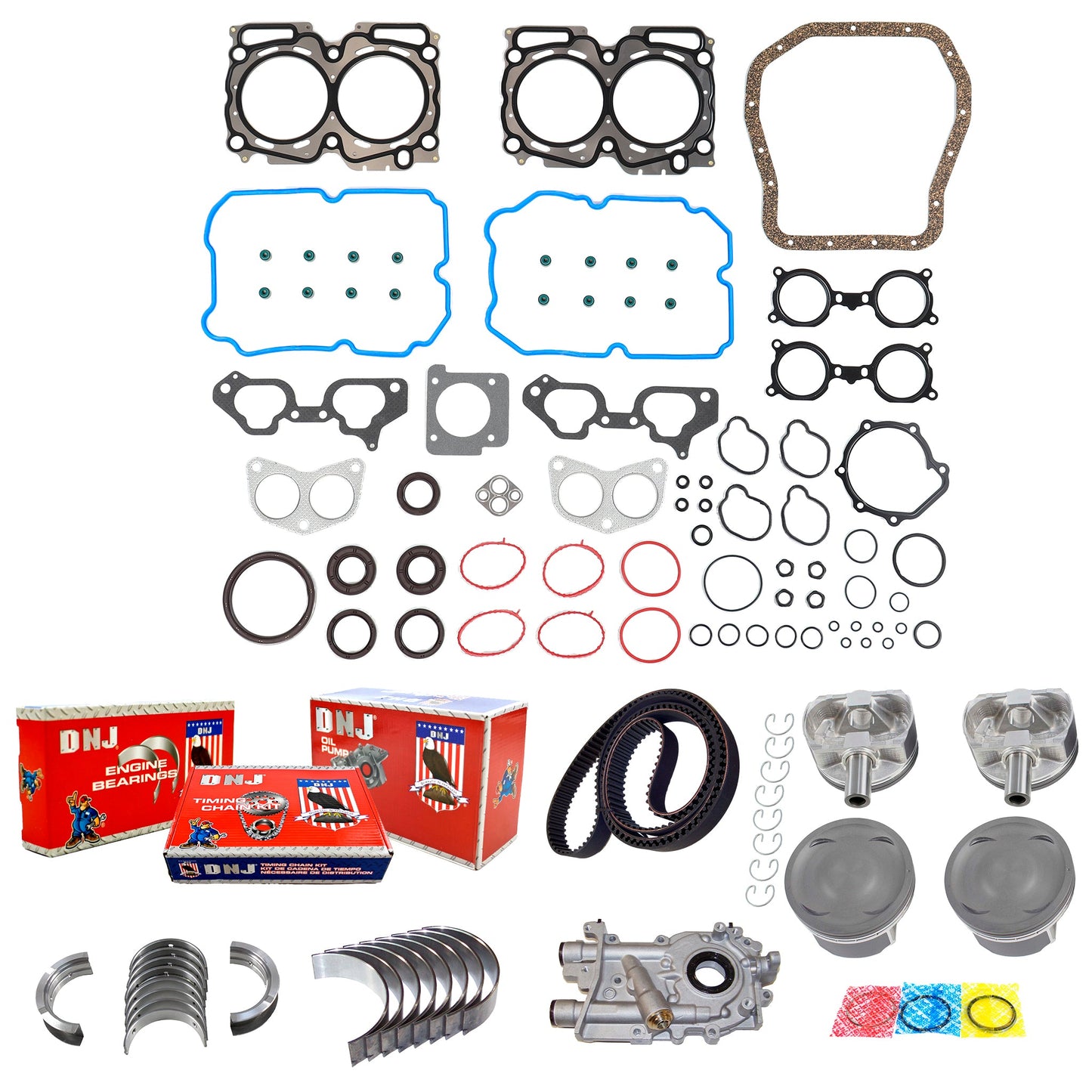 Master Engine Rebuild Kit 2004-2006 Subaru 2.5L