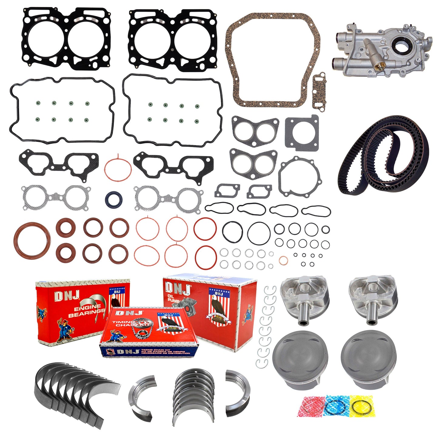 Master Engine Rebuild Kit 2007-2015 Subaru 2.5L
