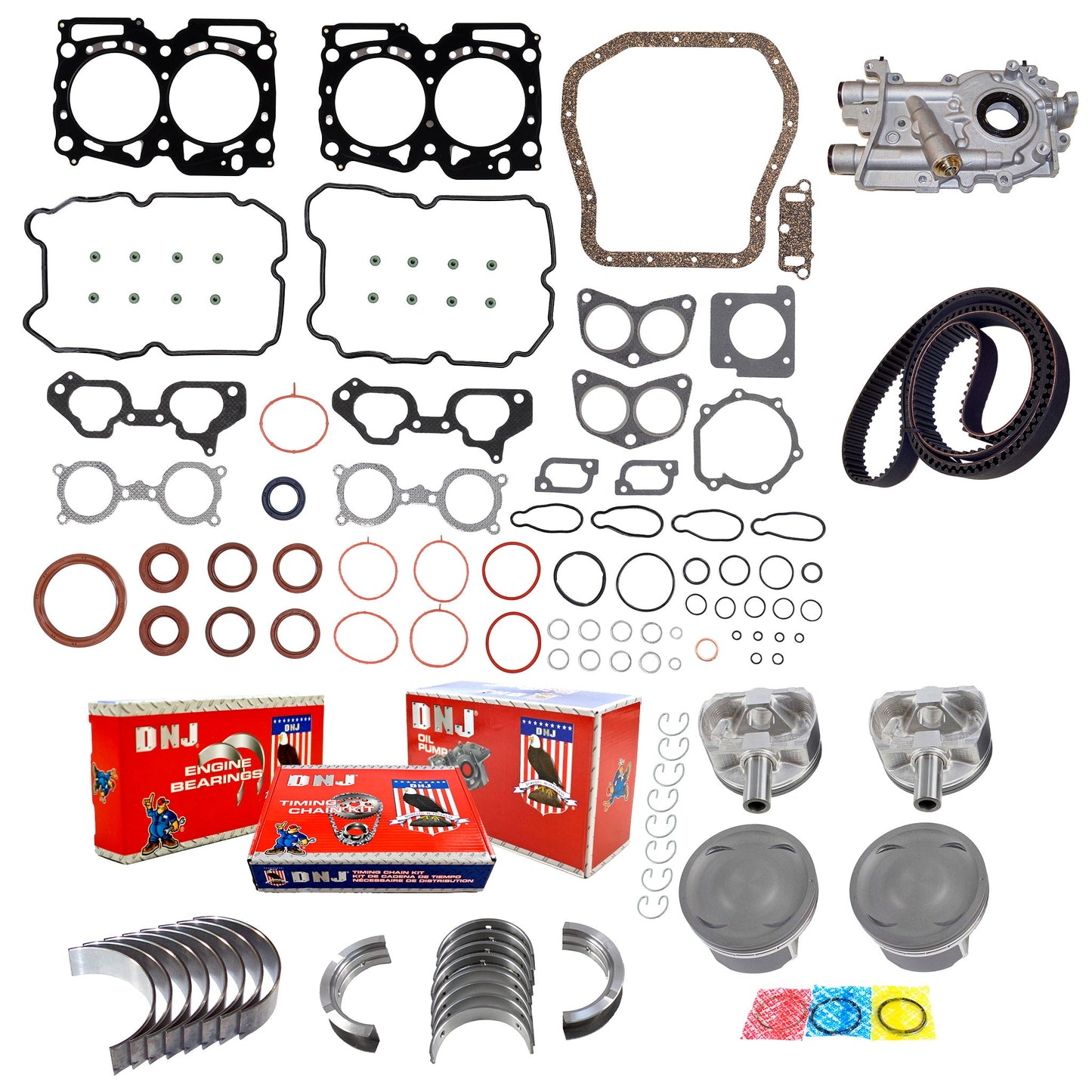 Master Engine Rebuild Kit 2007-2015 Subaru 2.5L H4 Turbo