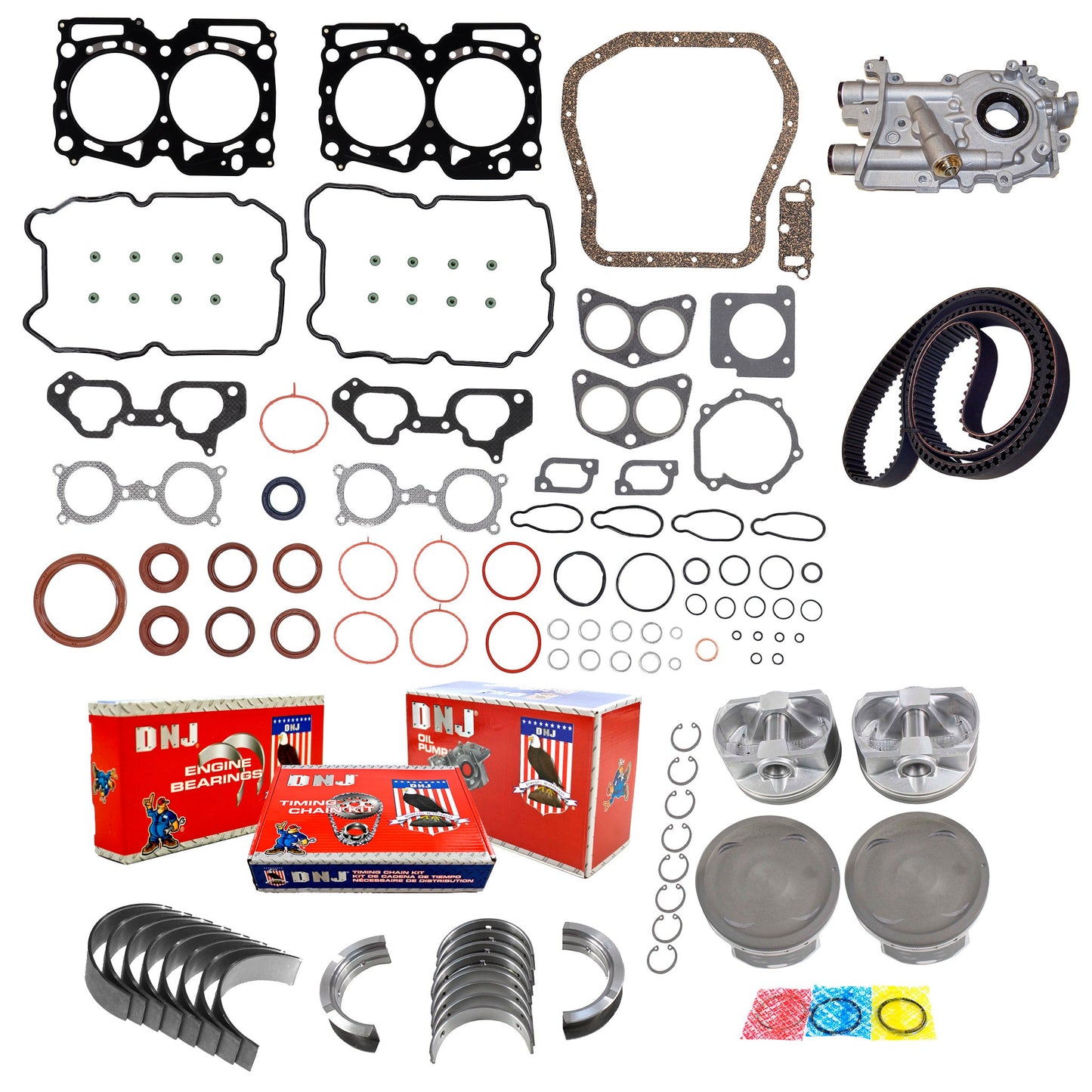 Master Engine Rebuild Kit 2006-2007 Subaru 2.5L