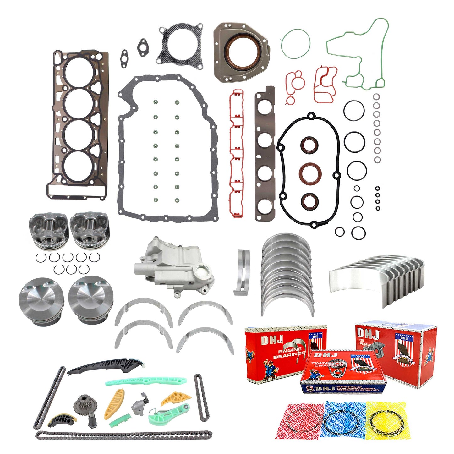 Master Engine Rebuild Kit 2008-2015 Audi, Volkswagen 2.0L L4 Turbo