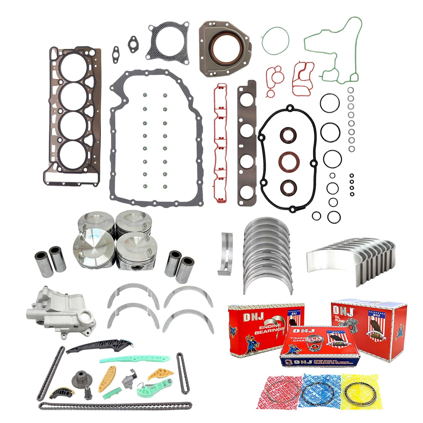 Master Engine Rebuild Kit 2008-2015 Audi,Volkswagen 2.0L