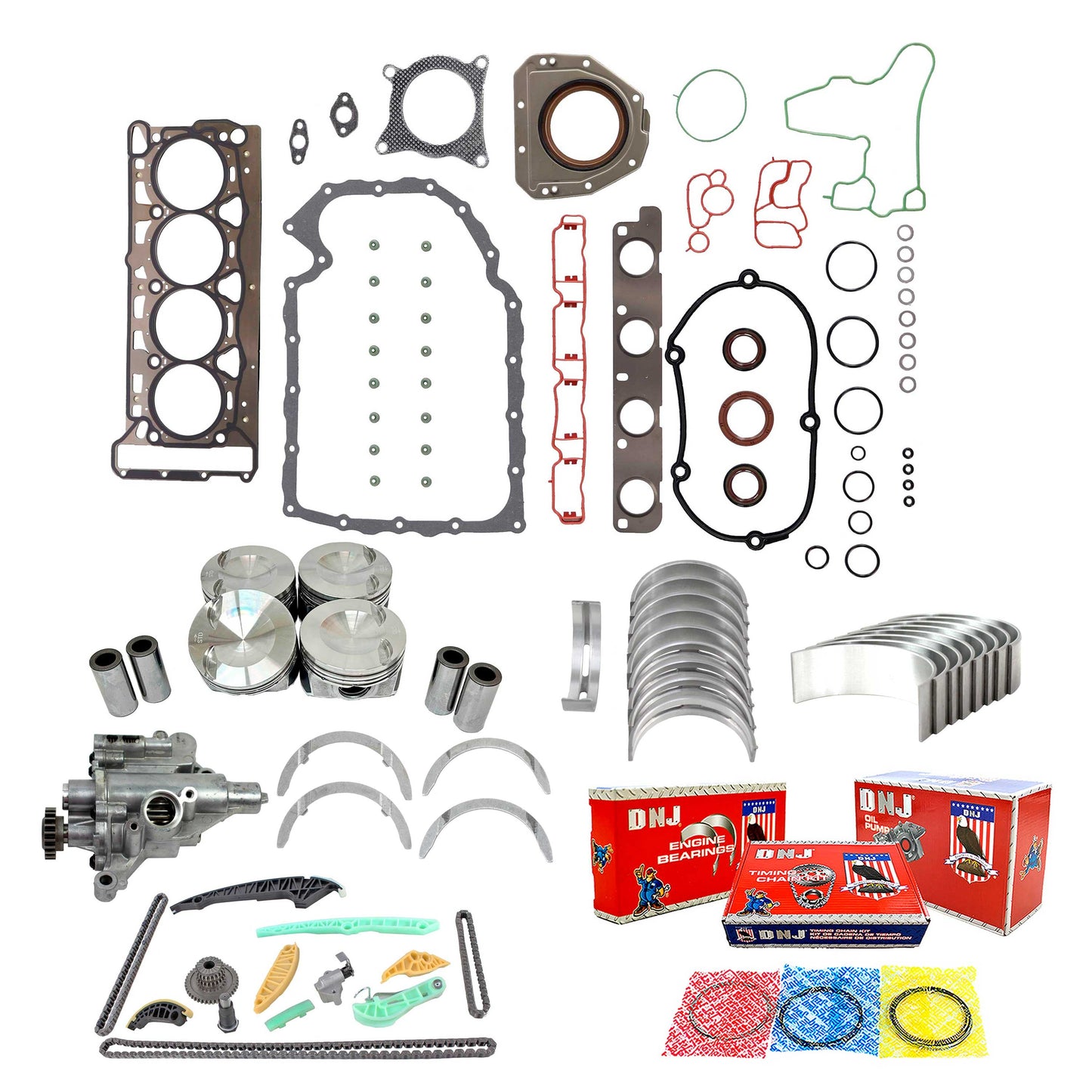 Master Engine Rebuild Kit 2009-2013 Audi 2.0L
