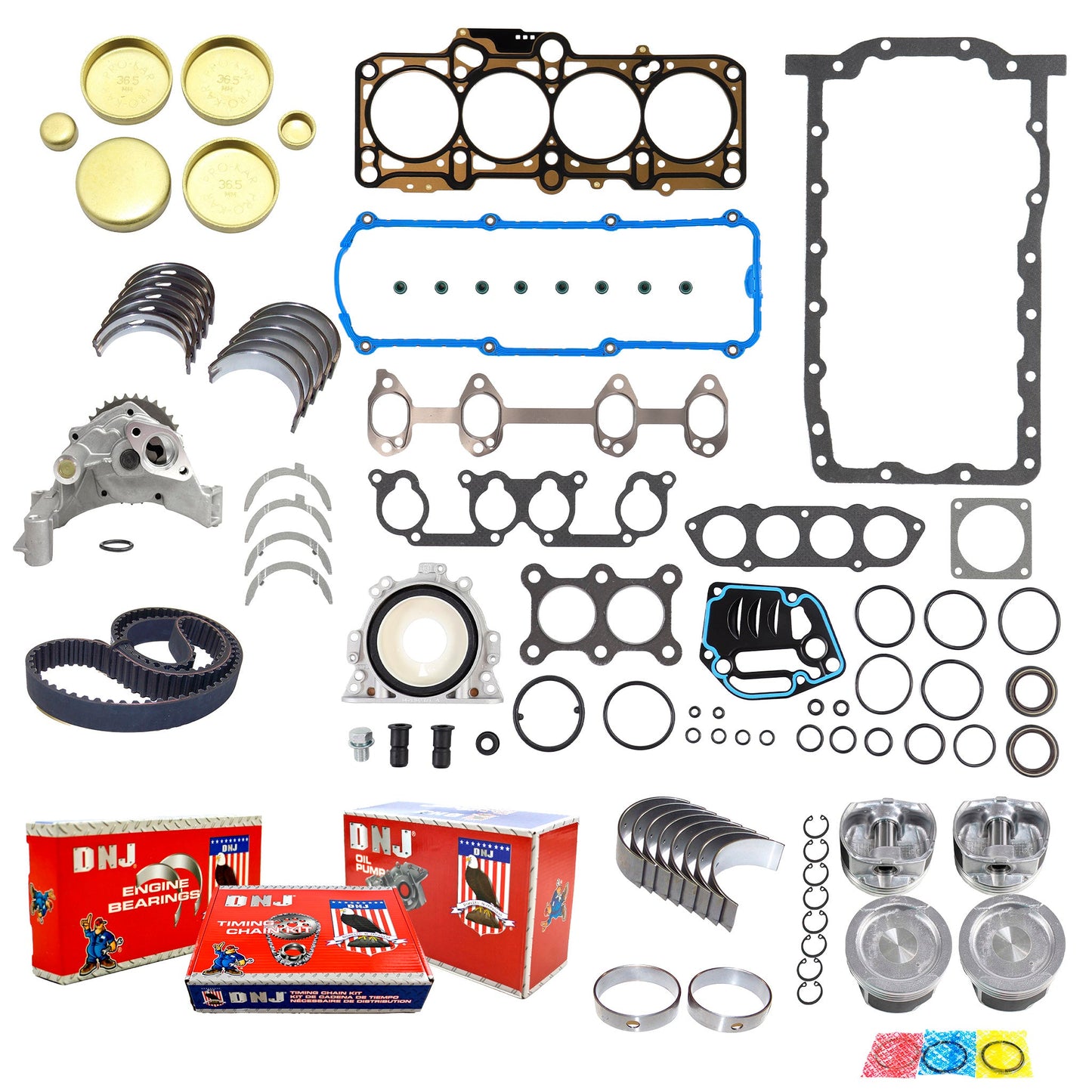 Master Engine Rebuild Kit 1998-2001 Volkswagen 2.0L