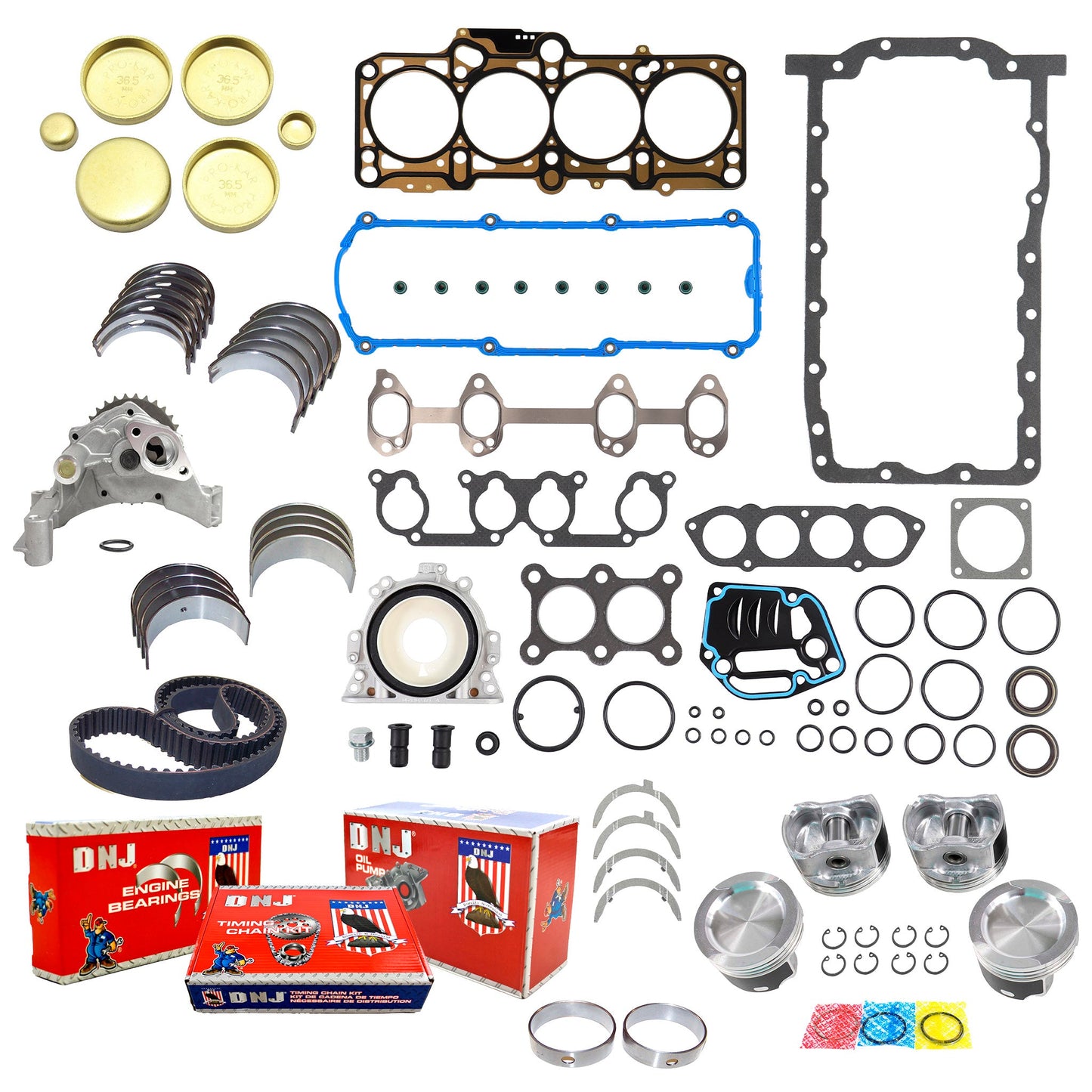 Master Engine Rebuild Kit 1998-2001 Volkswagen 2.0L