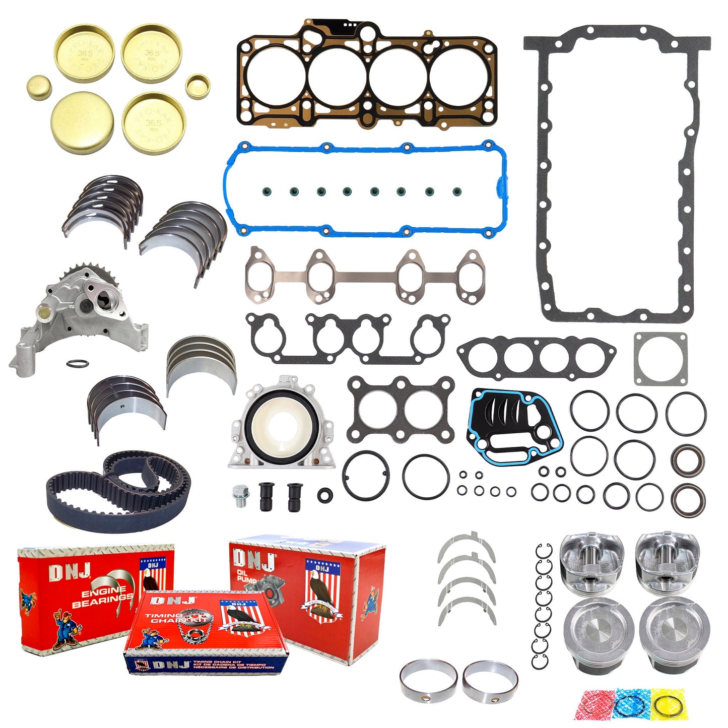 Master Engine Rebuild Kit 1998-2001 Volkswagen 2.0L